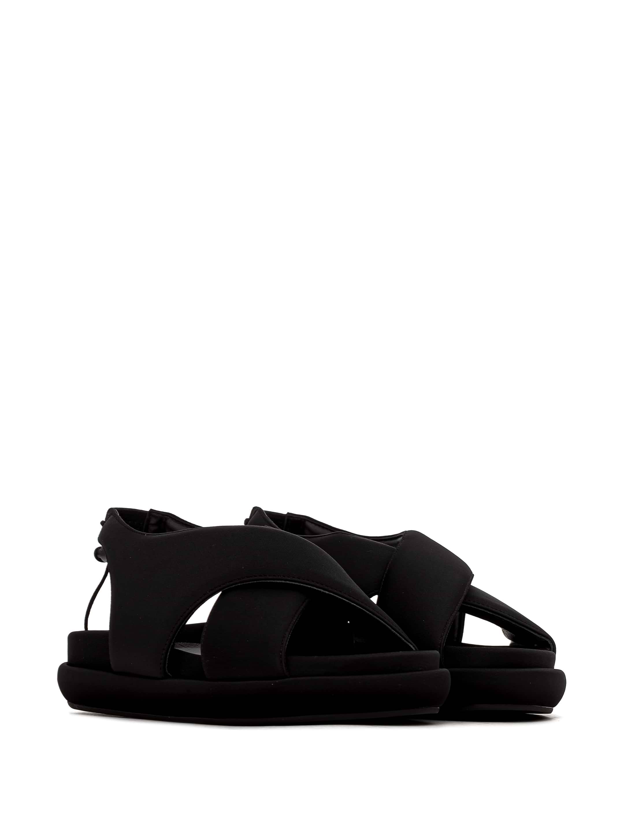 サンダル・ミュール GIA BORGHINI Women Sandals PERNI035000 Black Gia Borghini Perni touch- strap fastened sandals | PERNI035000