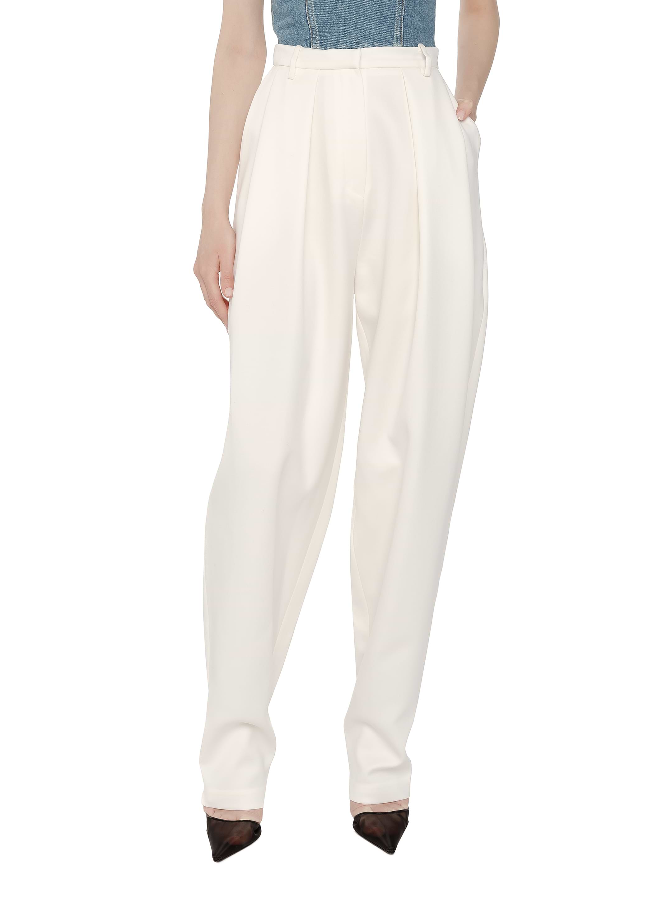 Magda Butrym women's Wide-leg pants with darts - buy for