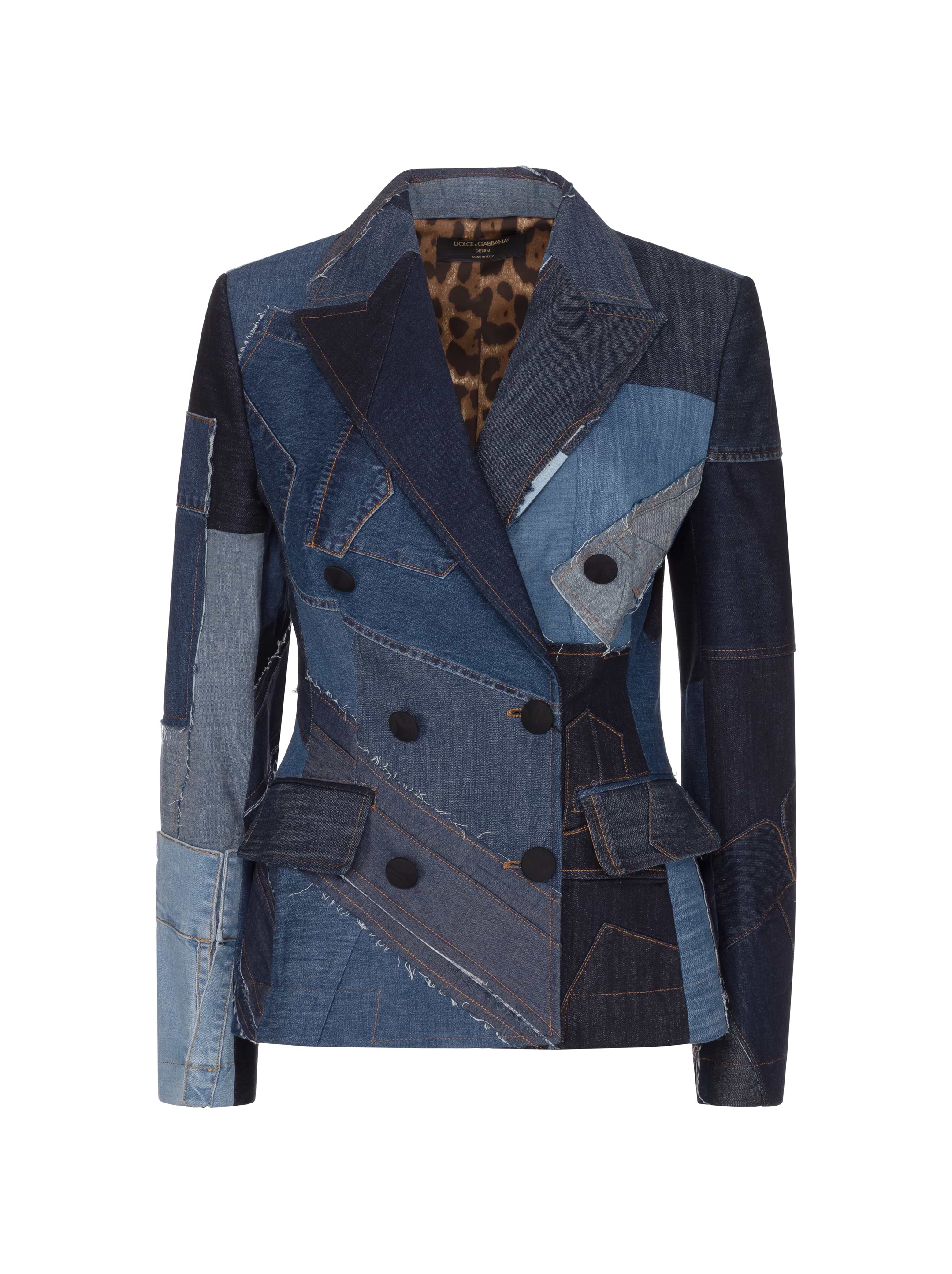 Double-breasted denim jacket Dolce&Gabbana for women - buy