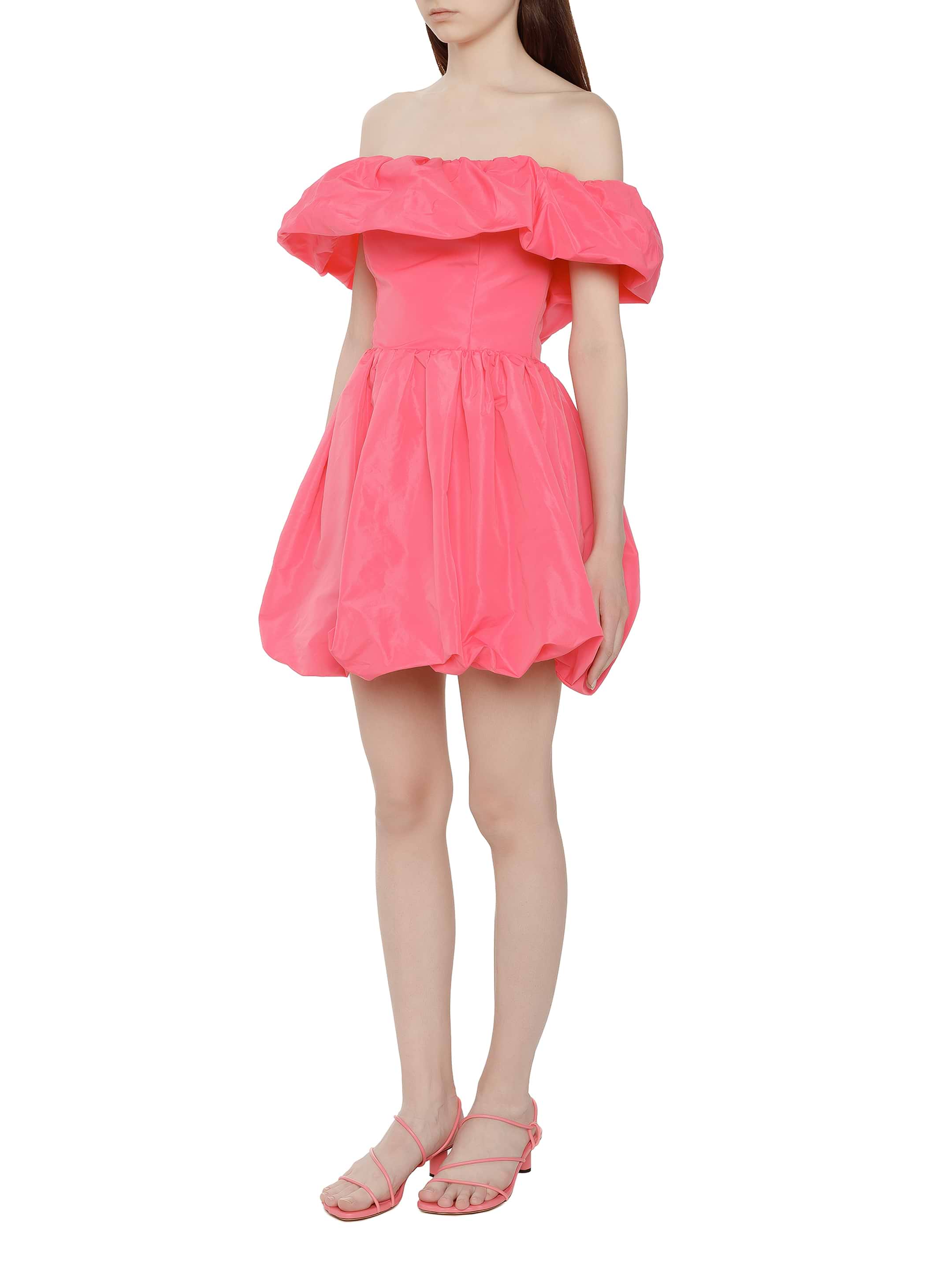 【MSGM】taffeta フリル draped minidress Taffeta mini dress MSGM for women - buy in the official
