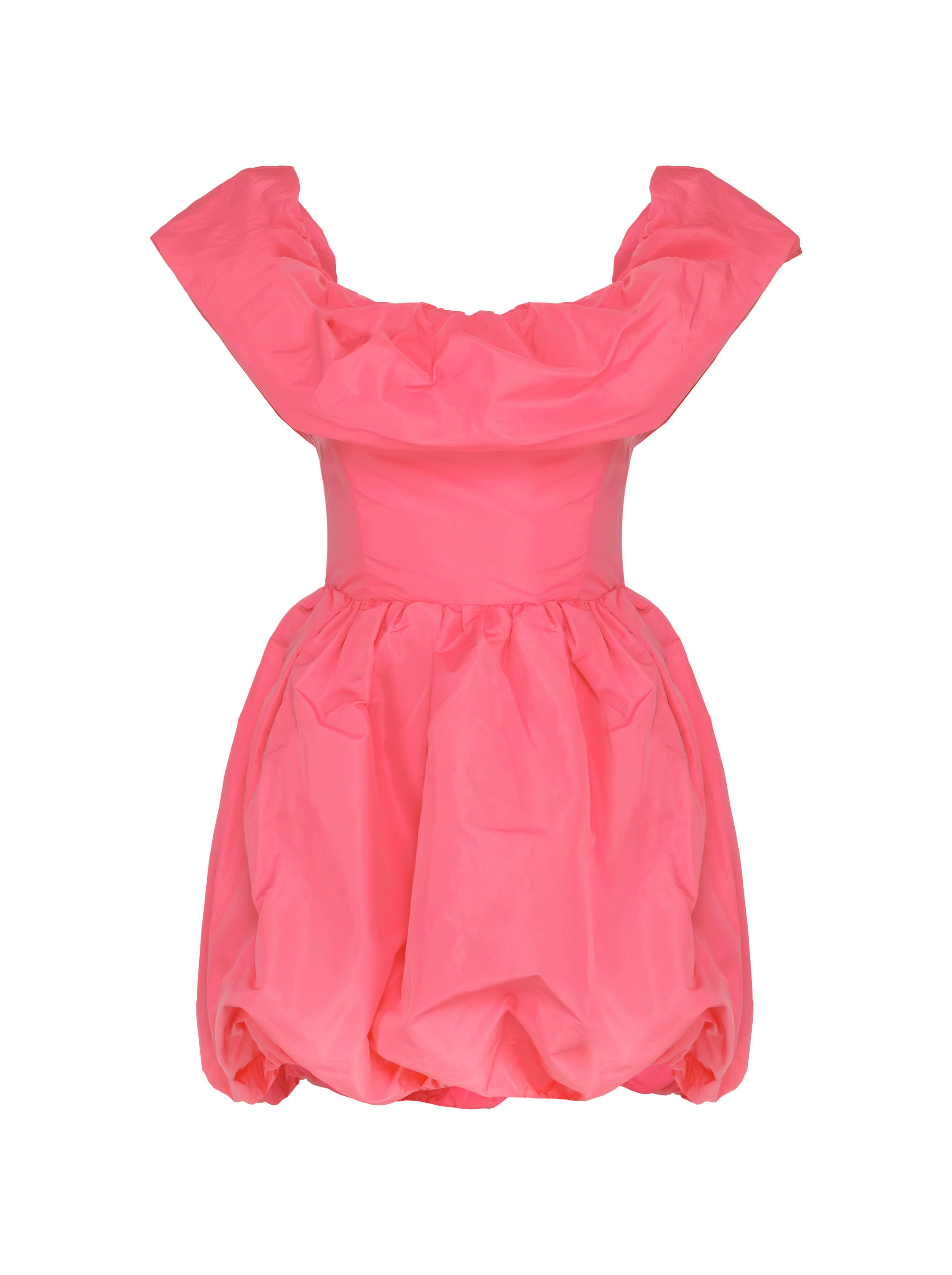【MSGM】taffeta フリル draped minidress Taffeta mini dress MSGM for women - buy in the official