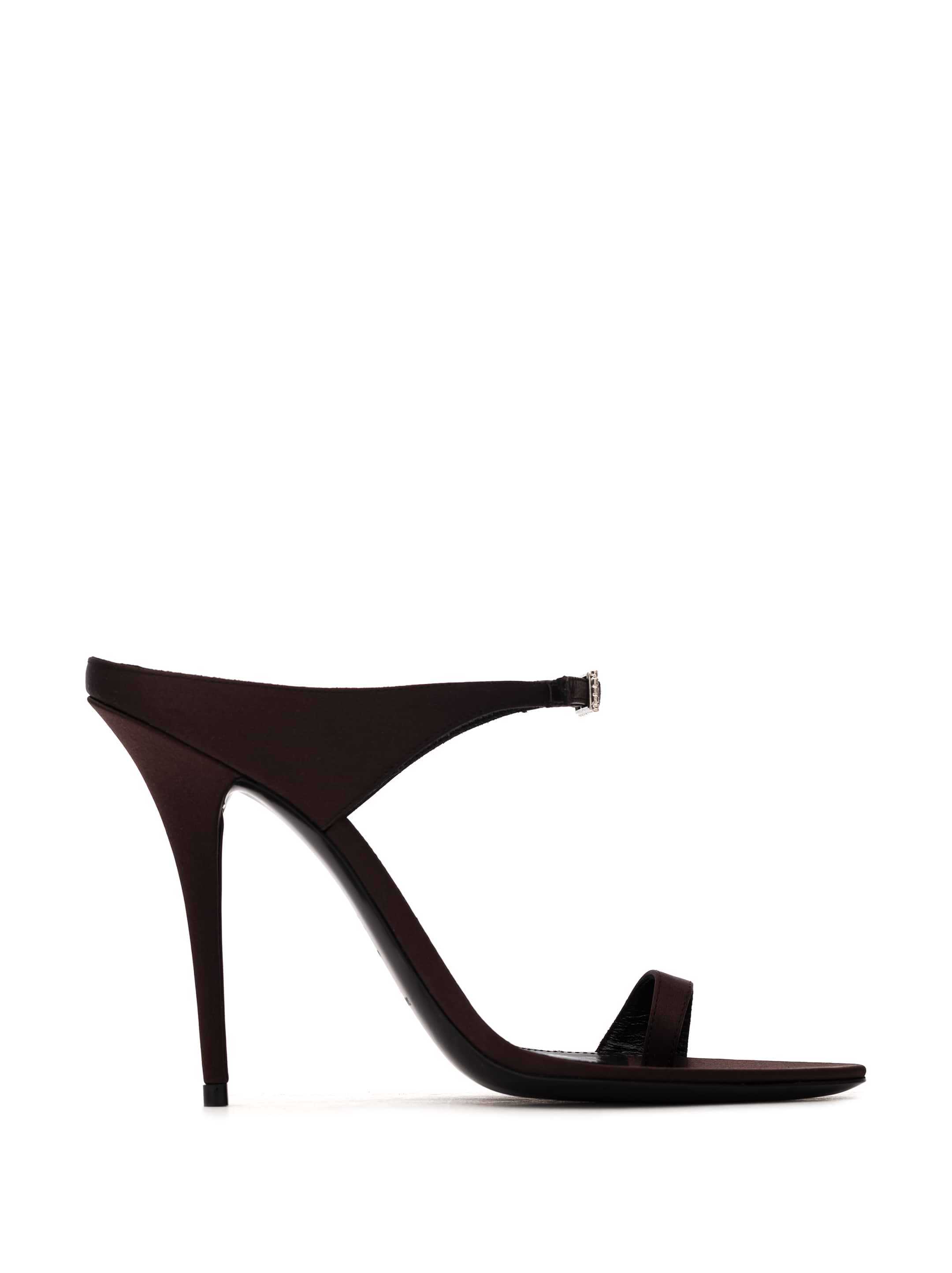 Saint Laurent women's Dive 110 satin sandals - buy for