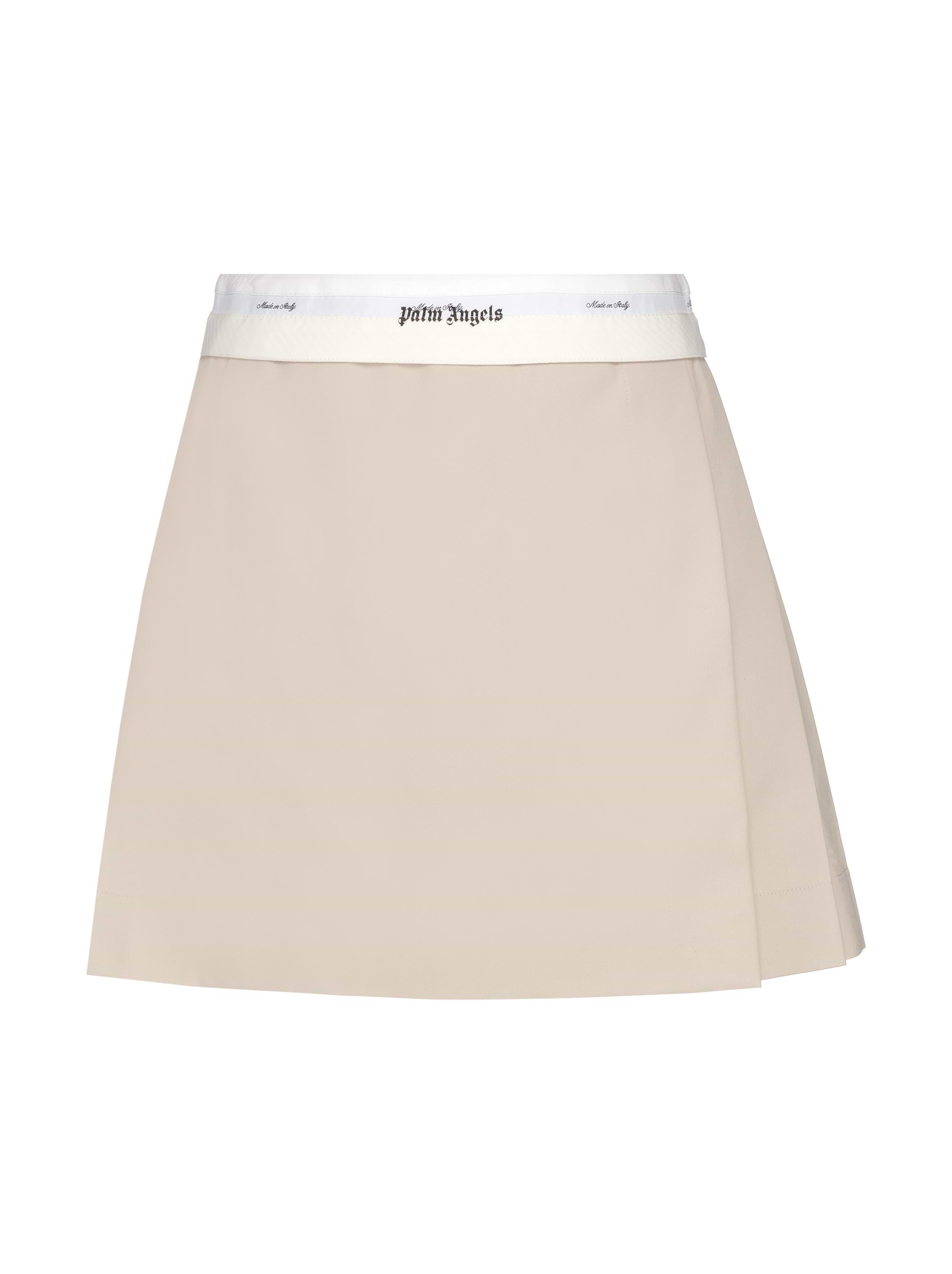 スカート Palm Angels Skirt Off-White Pleated Miniskirt by Palm Angels on Sale