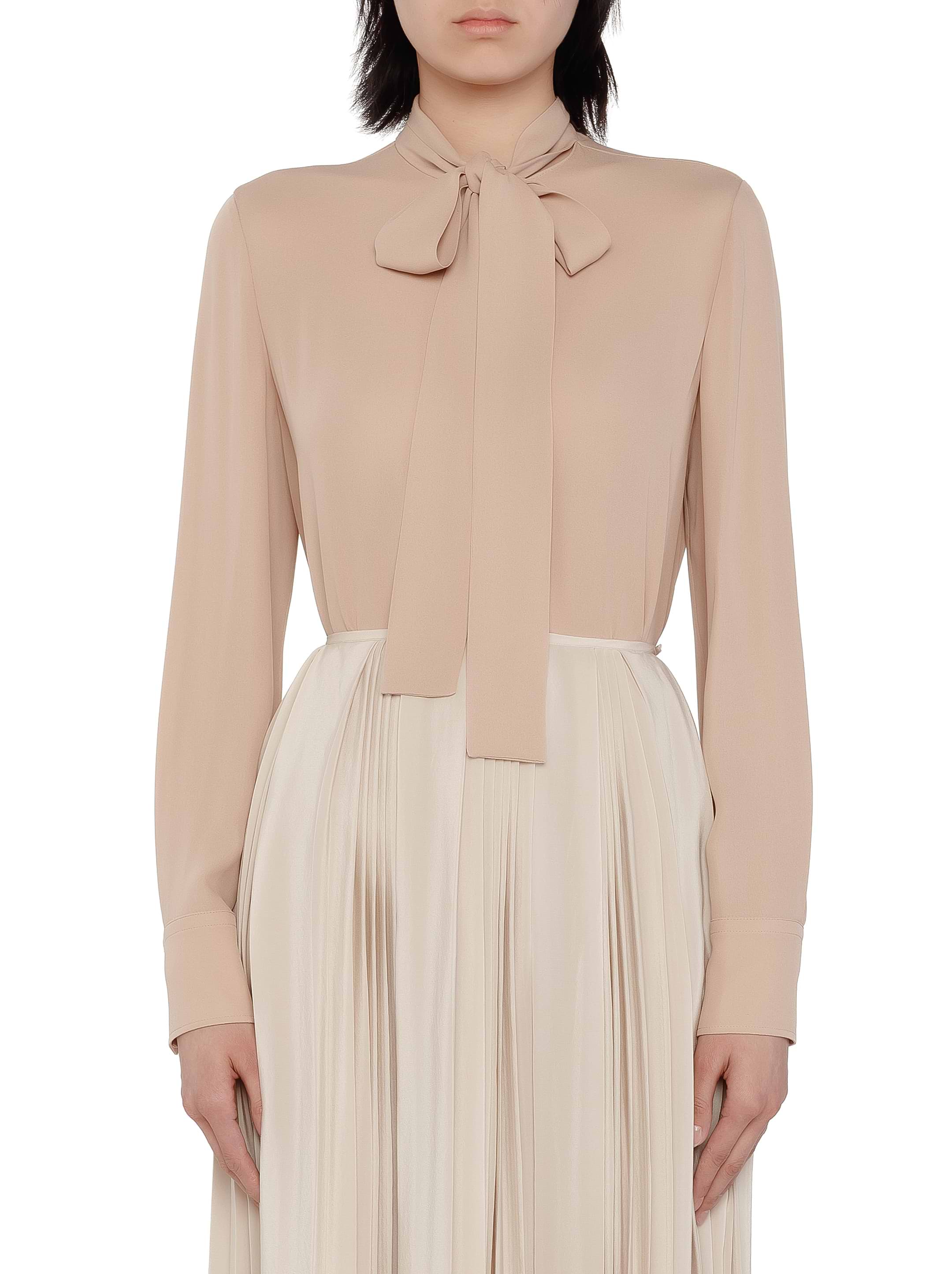 Valentino Garavani women's Silk blouse with bow - buy for