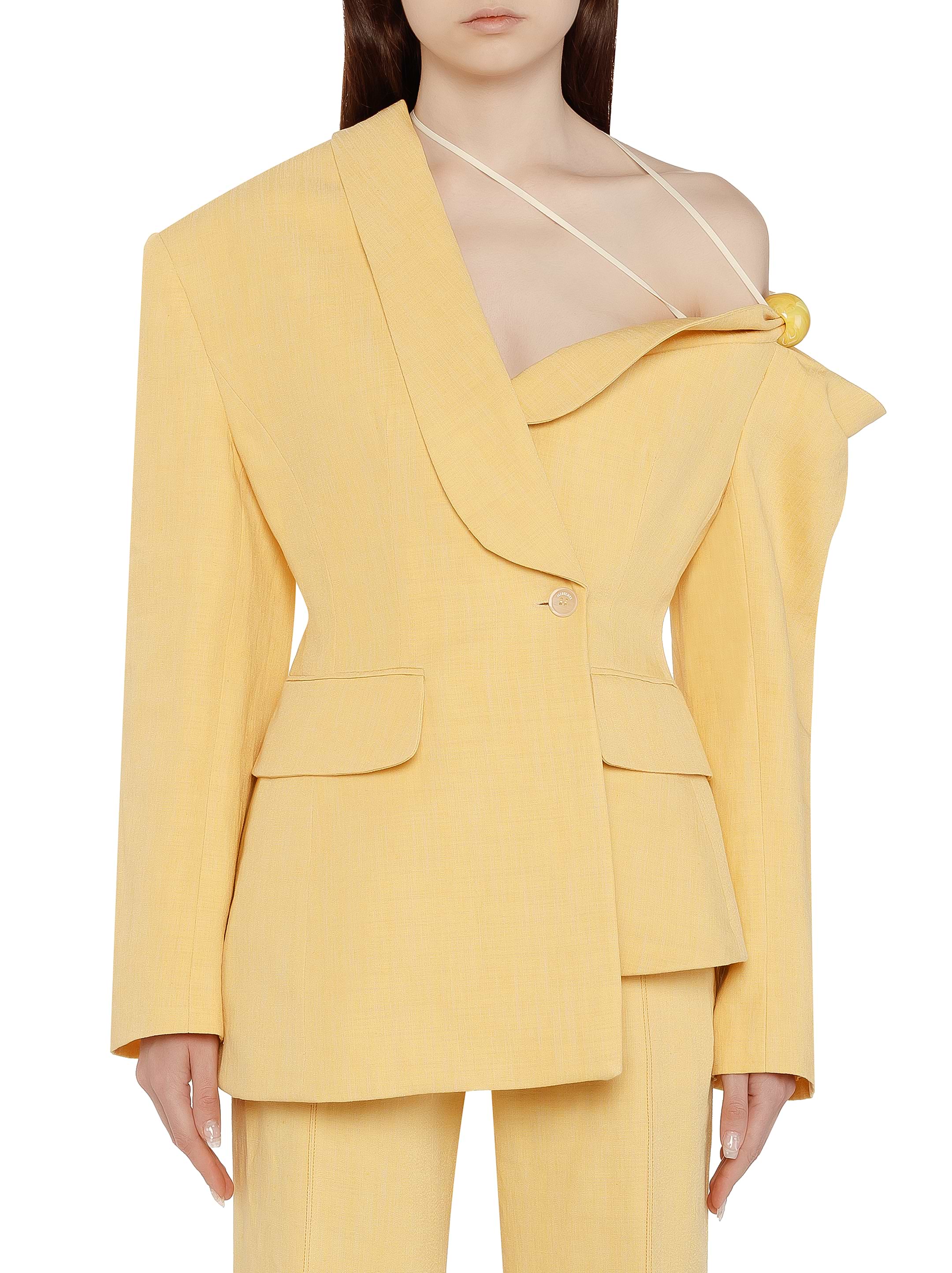 JACQUEMUS ハイウエストフレアトラウサ 221PA0171021 320 The Tibau jacket by JACQUEMUS | Official website
