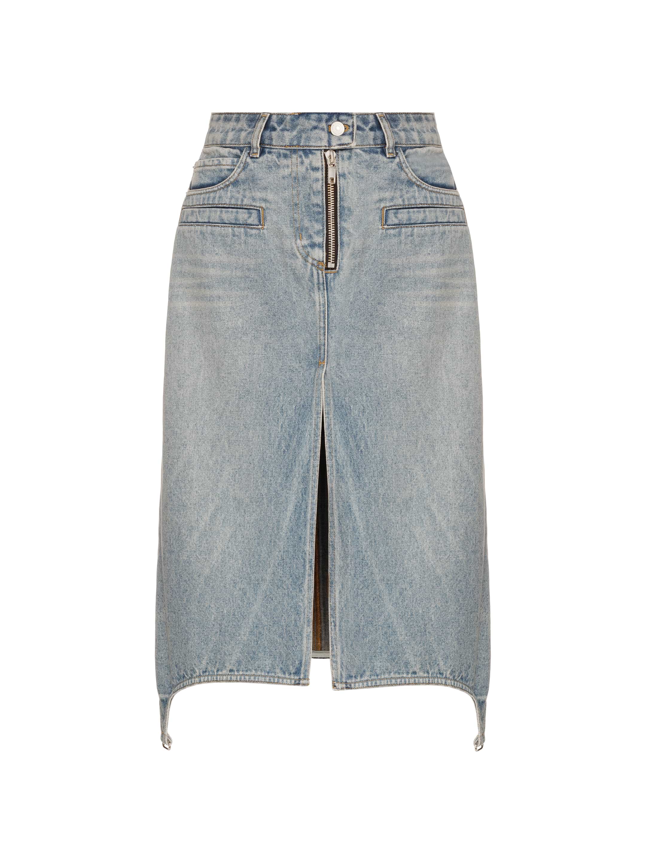スカート COURREGES COTTON DENIM MIDI SKIRT Denim midi skirt Courreges for women - buy in the official