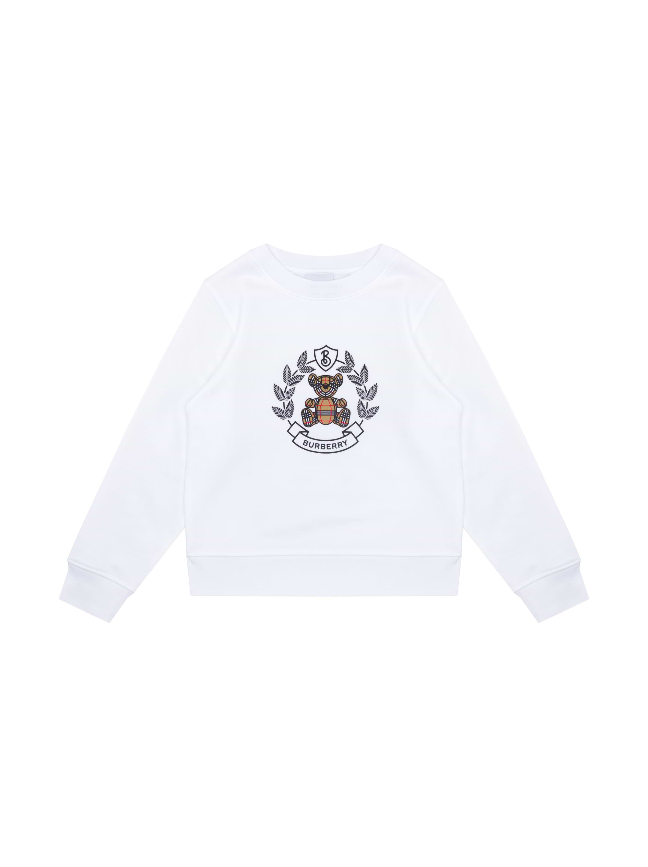 Burberry kids' Thomas Bear cotton sweatshirt - buy for