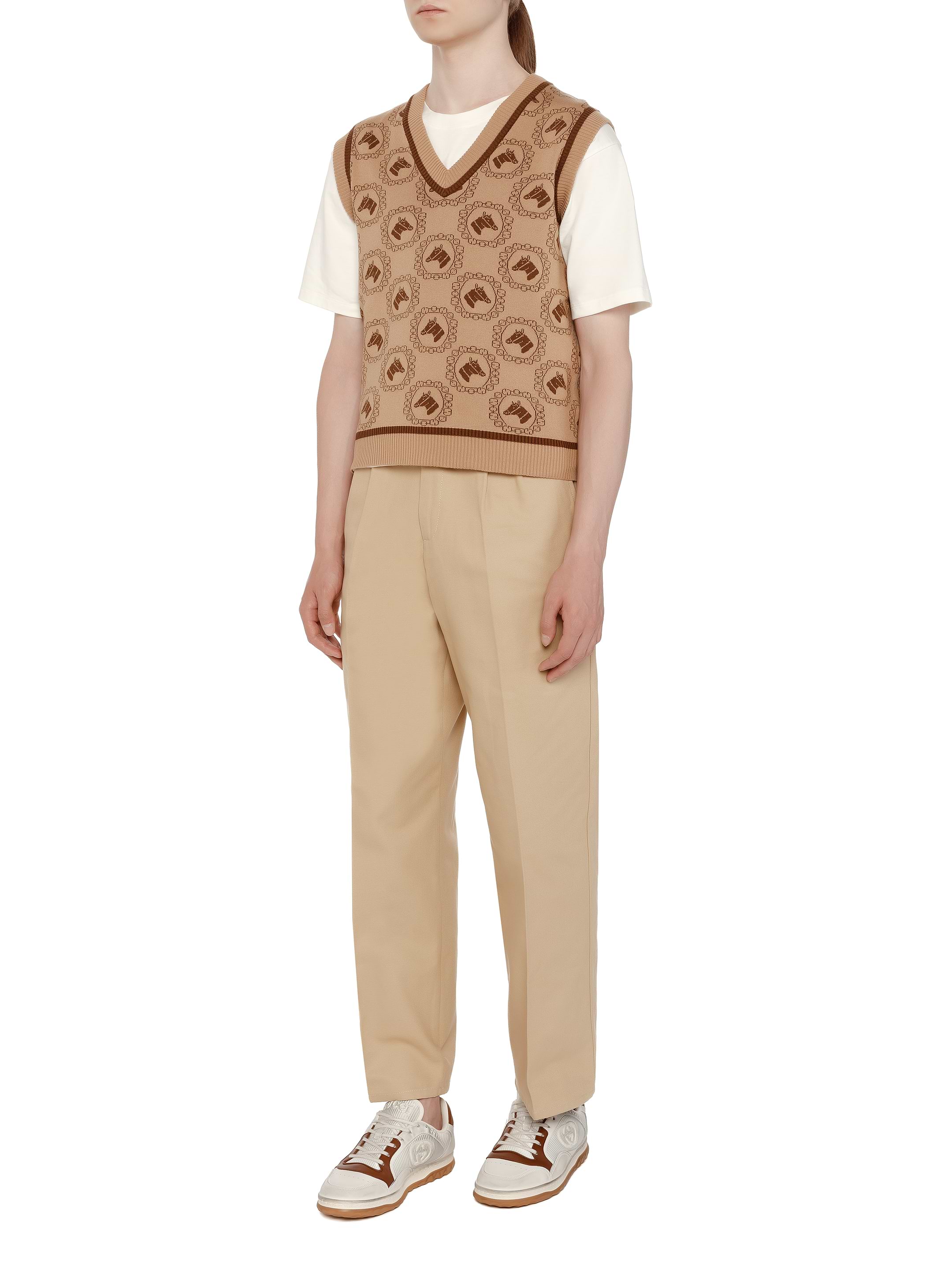 Gucci men's Jacquard knitted vest - buy for 561000 KZT in