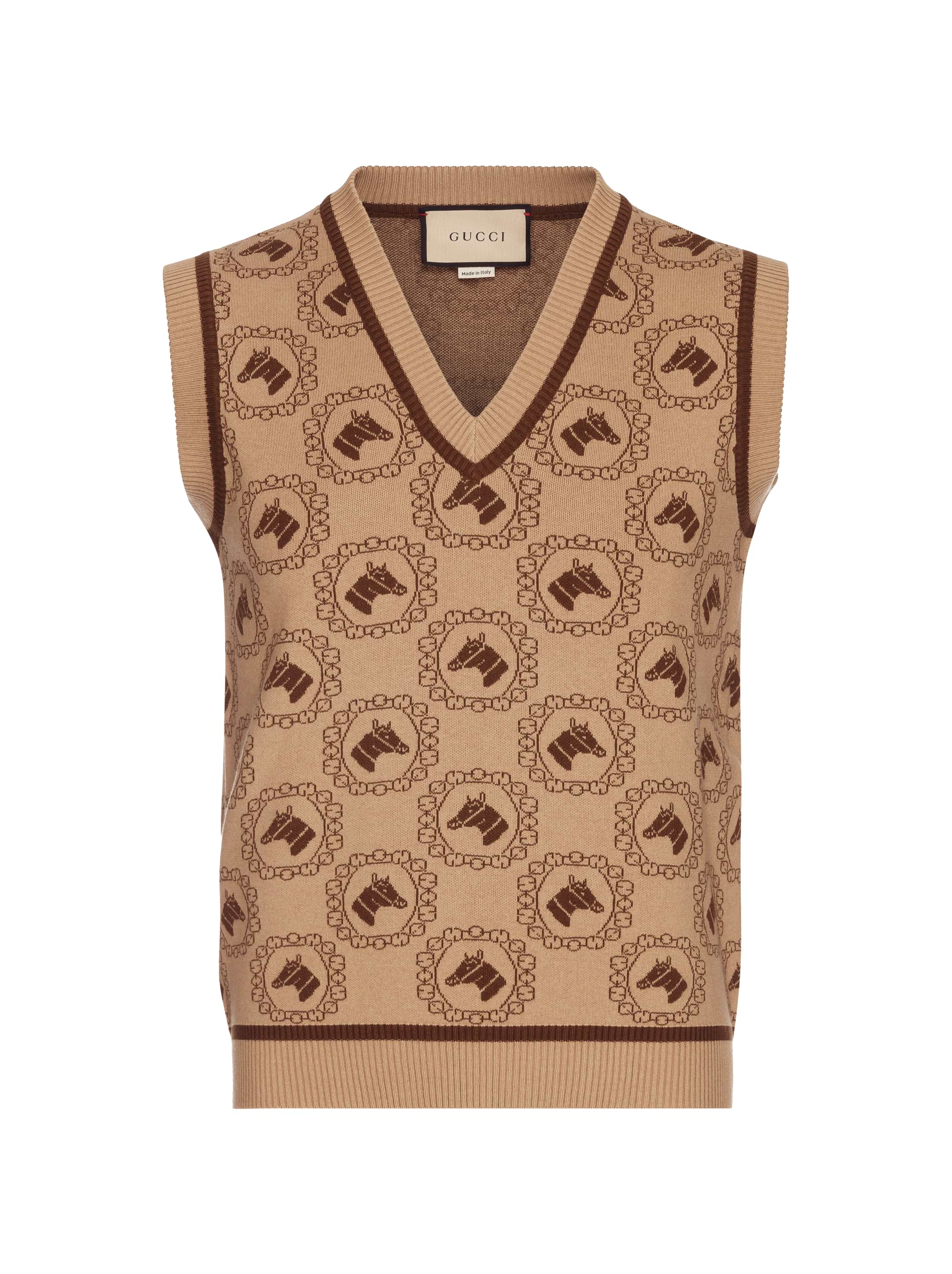 Gucci men's Jacquard knitted vest - buy for 561000 KZT in