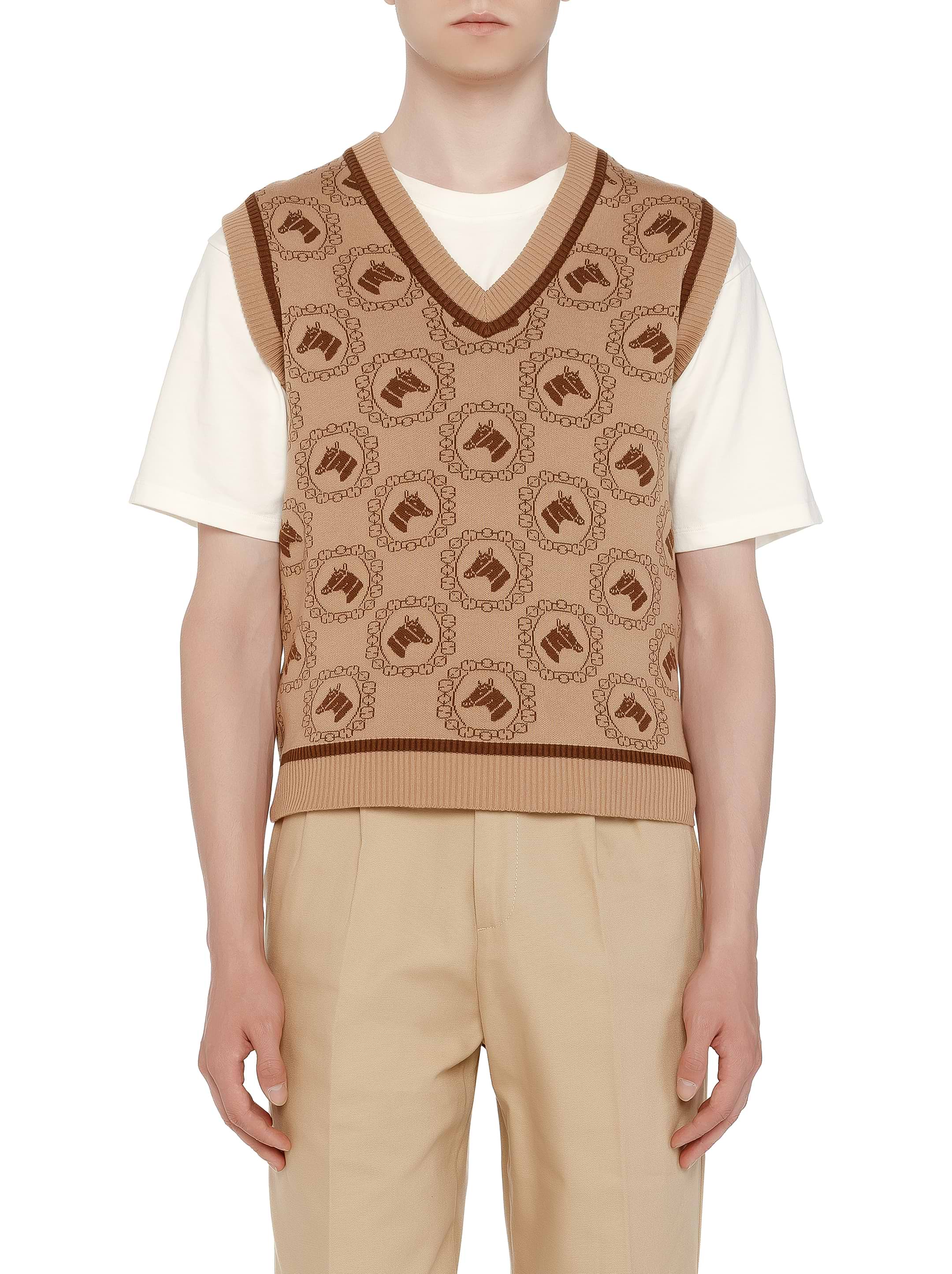 Gucci men's Jacquard knitted vest - buy for 561000 KZT in the