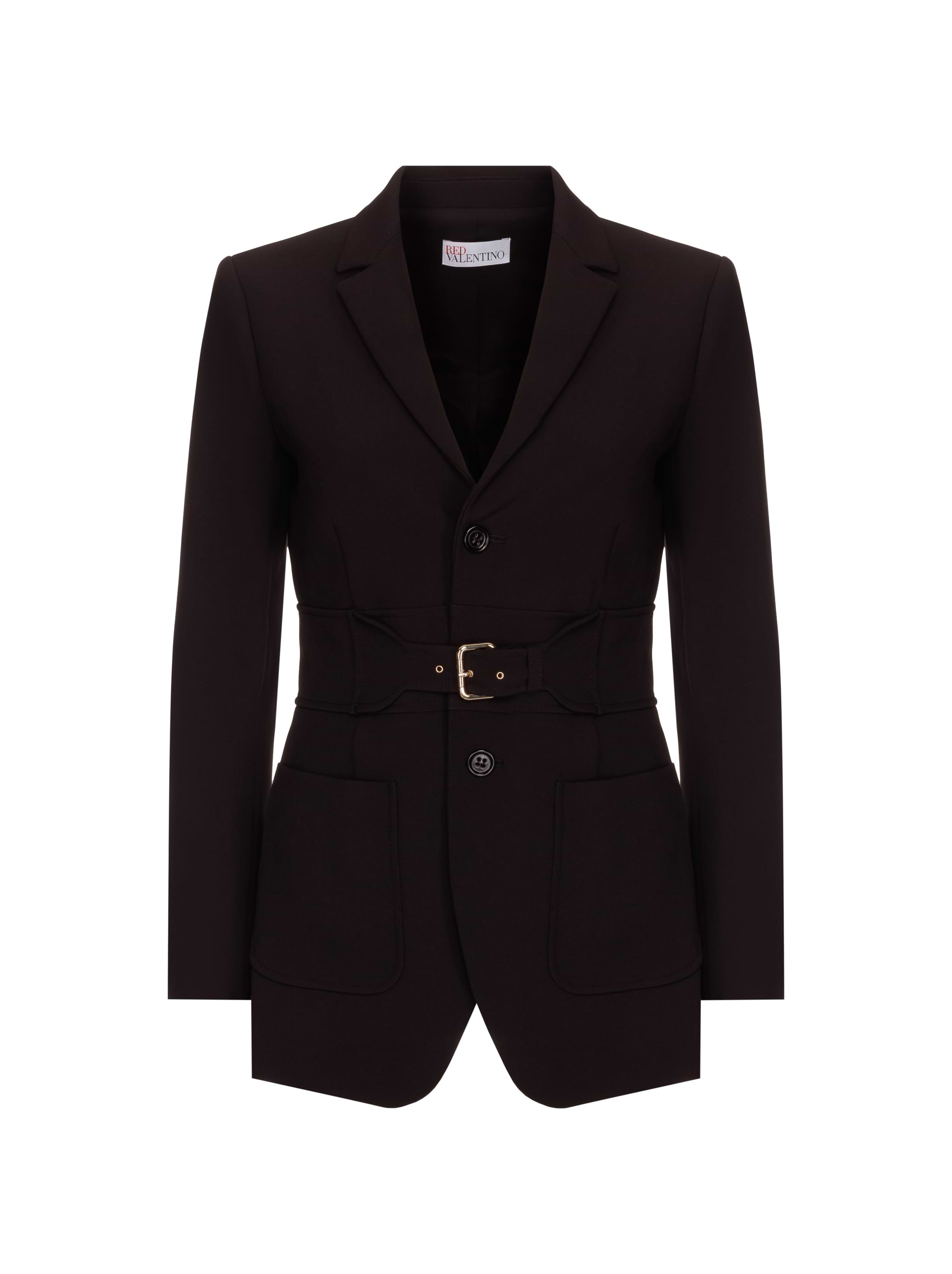 Single-breasted jacket with belt RED Valentino for women