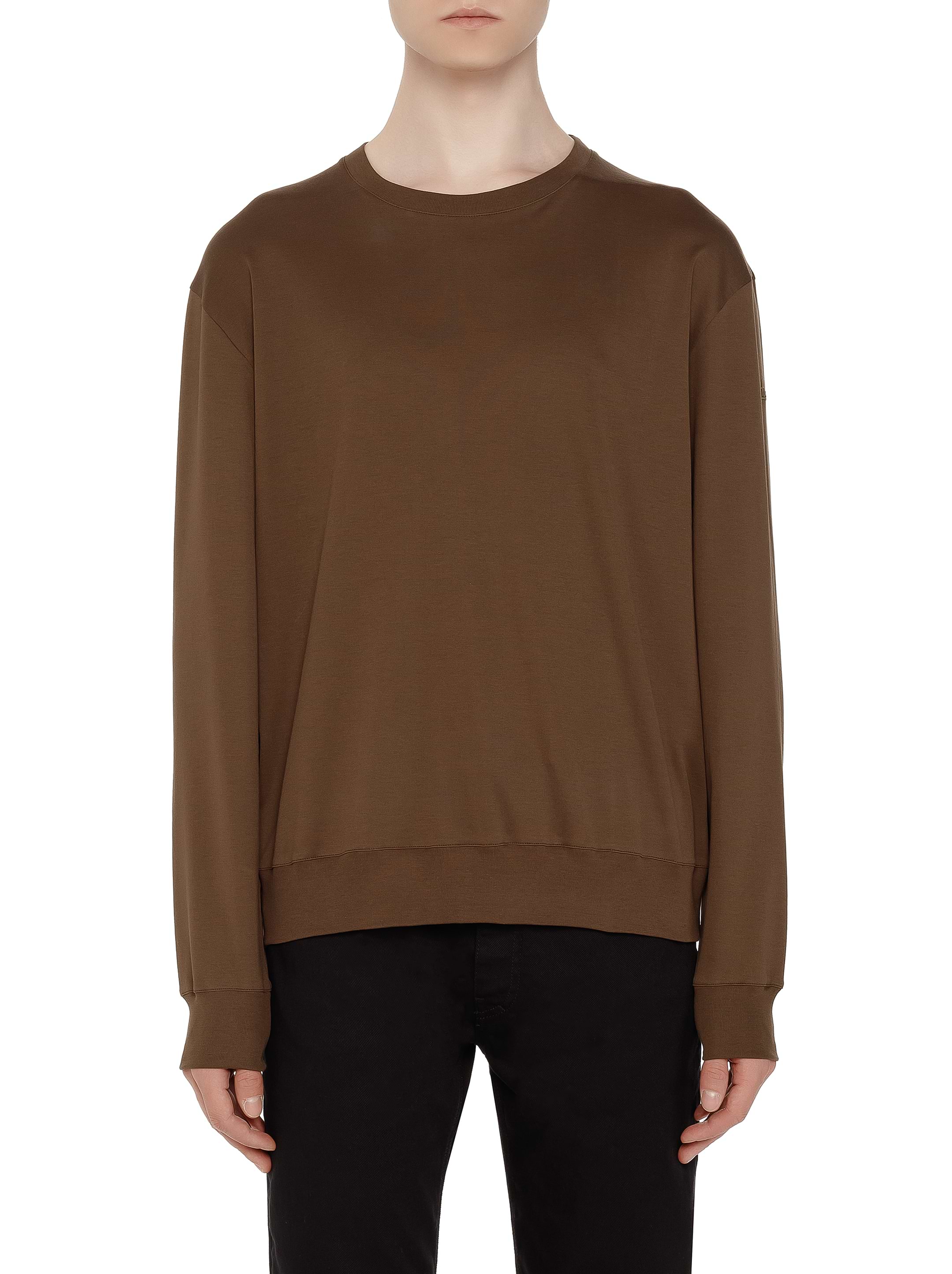 Cotton logo sweatshirt Herno for men - buy in the official