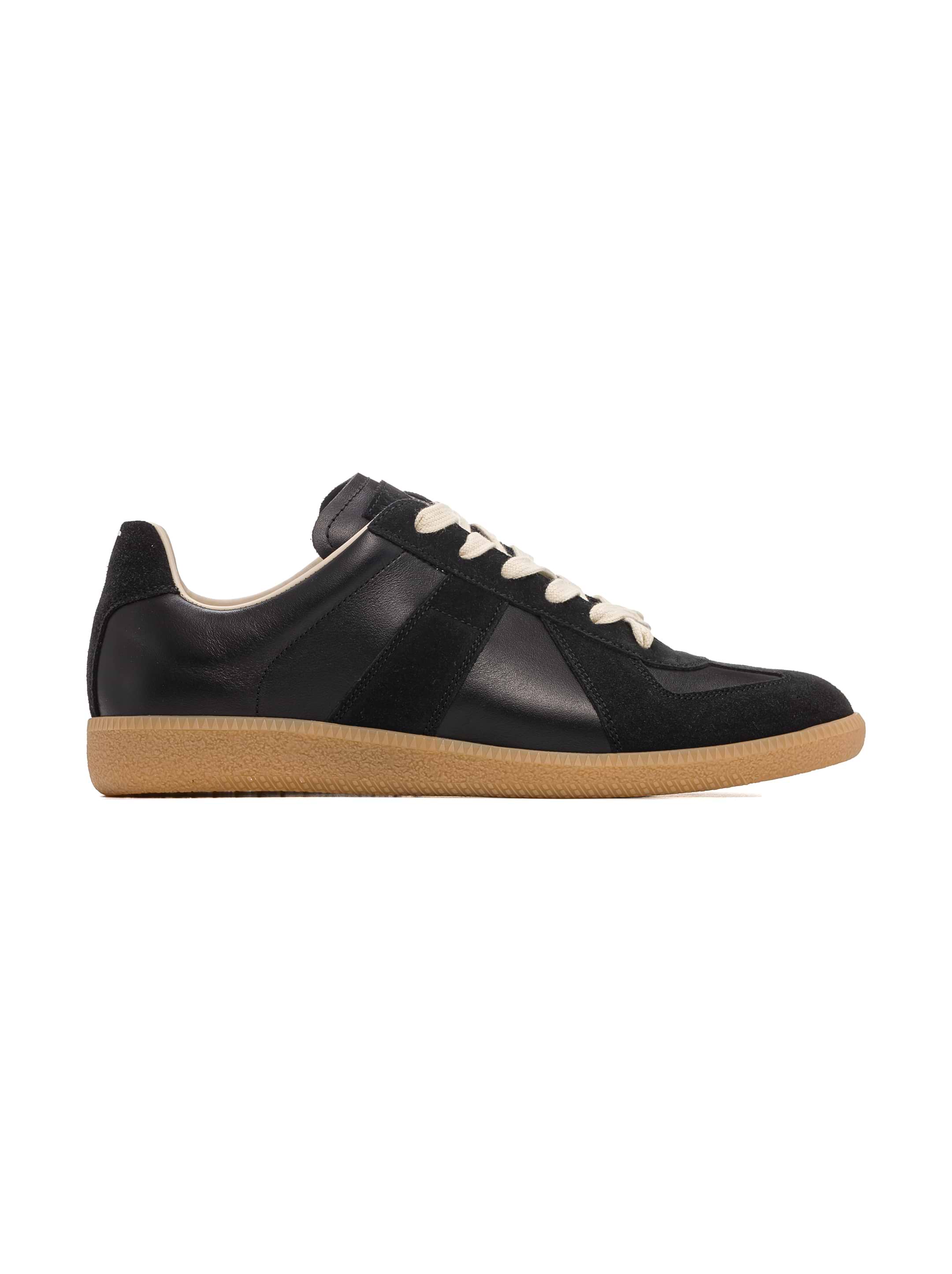 MAISON MARGIELA ロゴ スエード スニーカー Logo combined sneakers Maison Margiela for men - buy in the