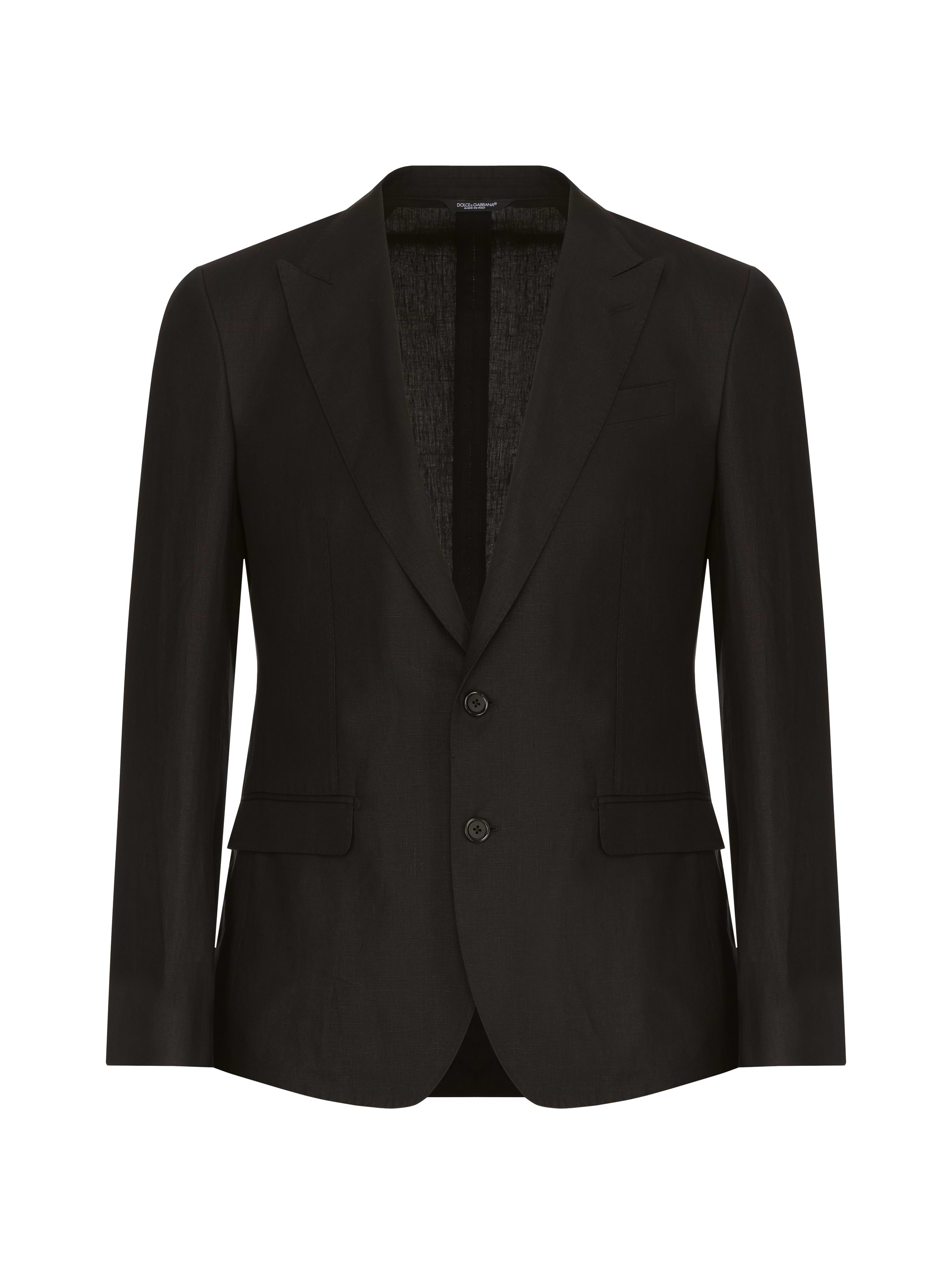 Dolce&Gabbana men's Single-breasted linen blazer - buy for