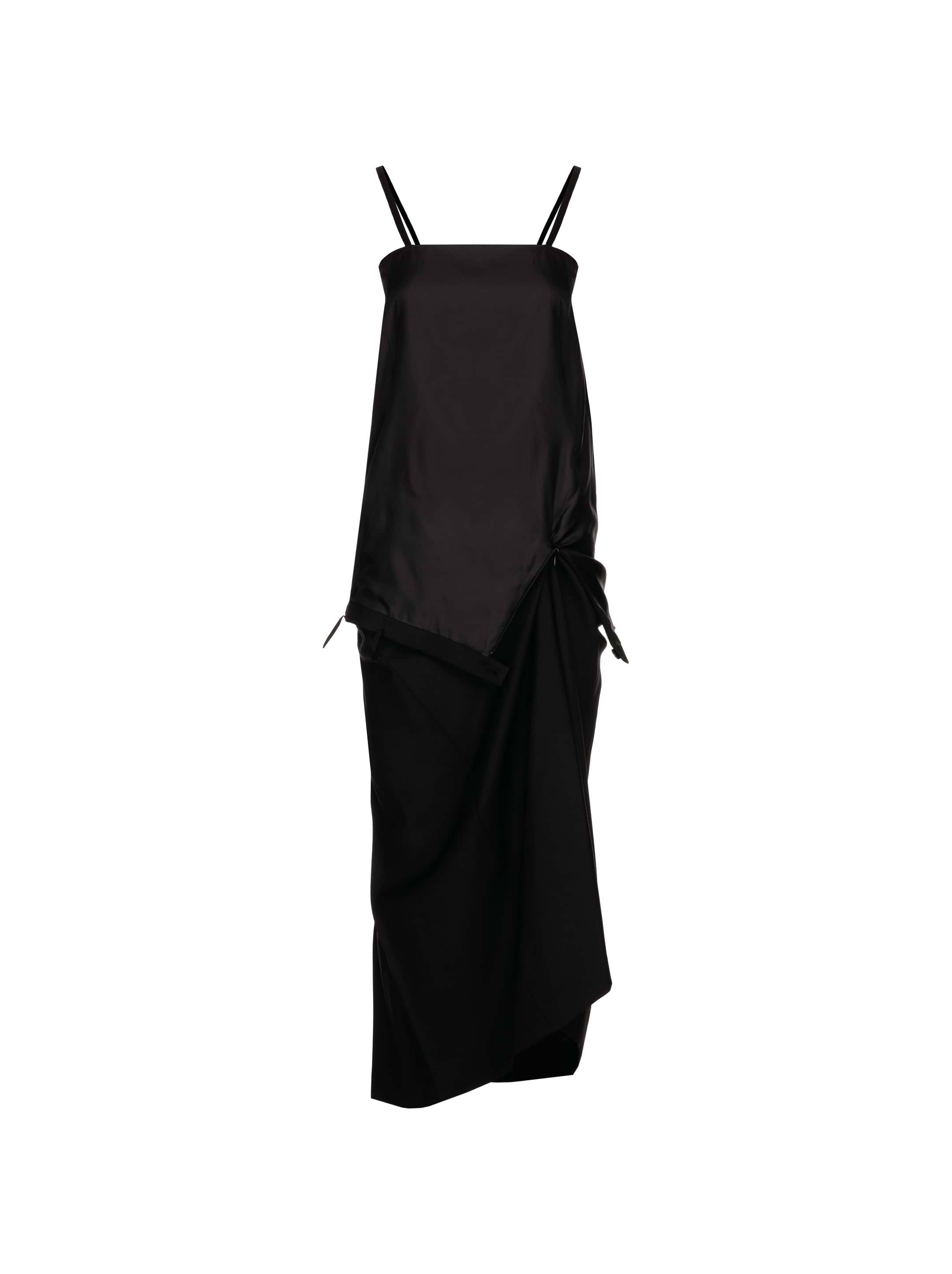 ワンピース Maison Margiela Embroidered dress (S51DD0009 S76578900) Maison Margiela Embroidered-logo Midi Dress In Black | ModeSens