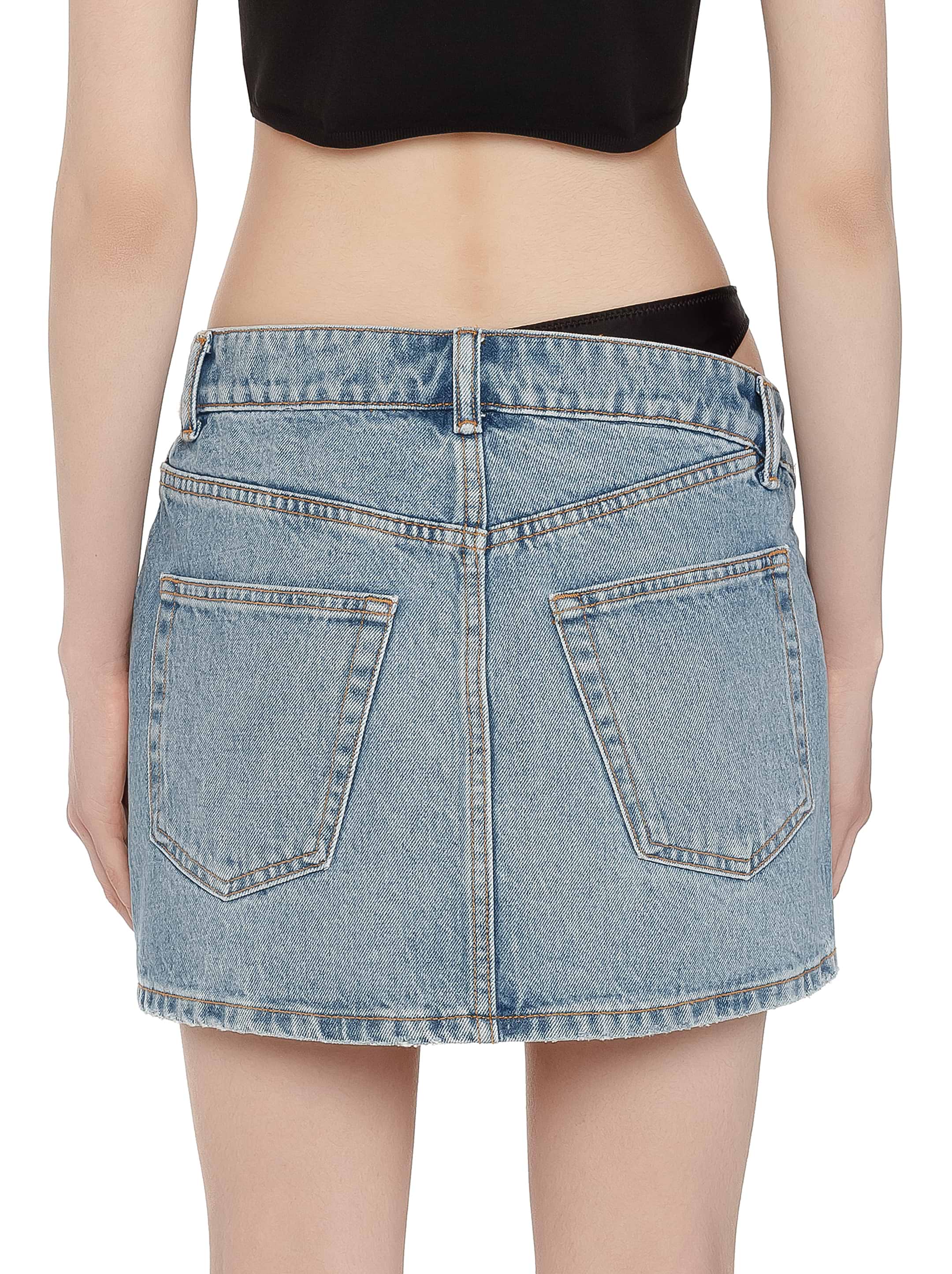 Denim mini skirt Alexander Wang Denim for women - buy in the