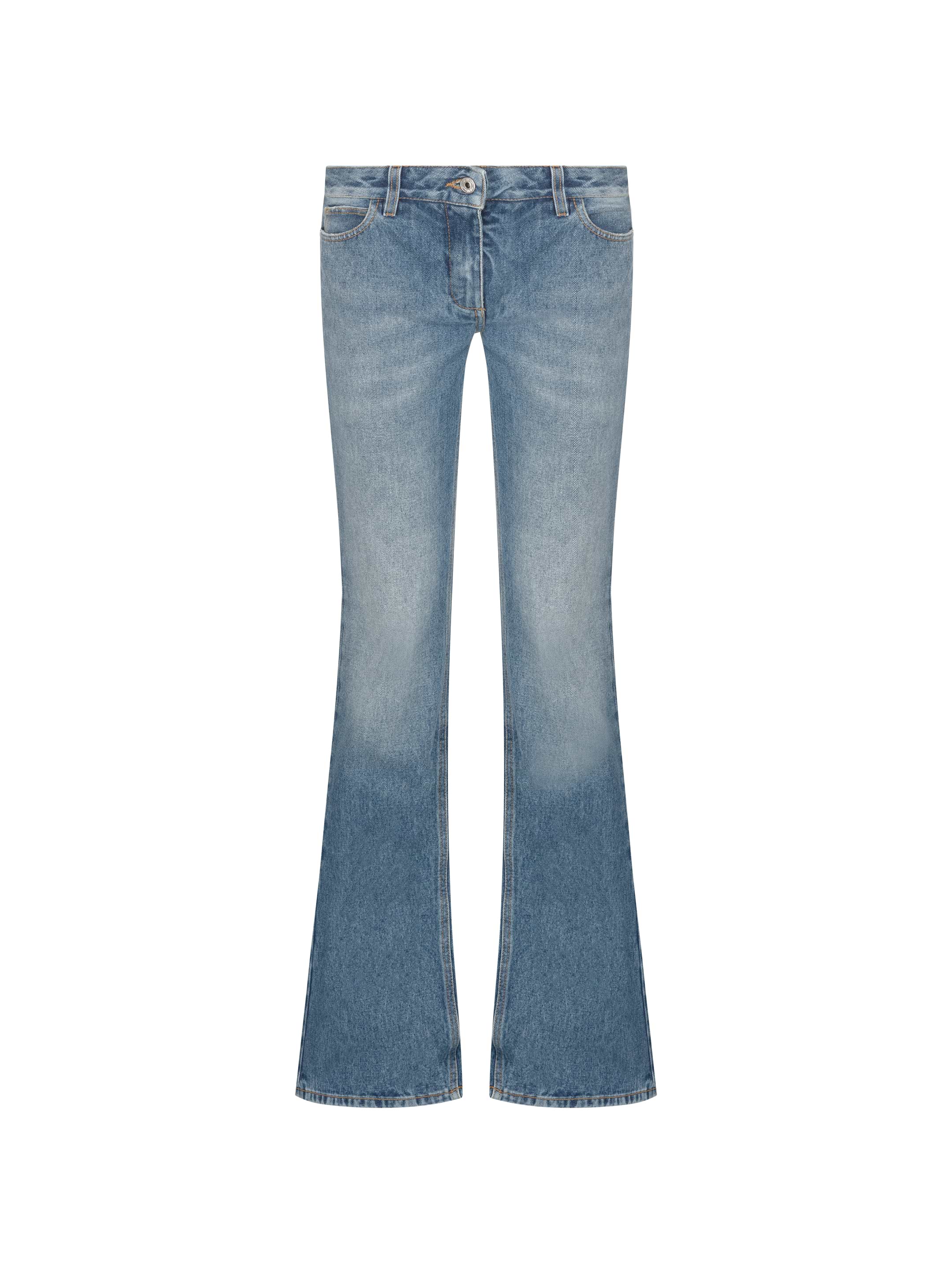 【関税＆送料込み】Valentino Garavani Flared Jeans Valentino Garavani Denim Pants With Embossed Vlogo Signature
