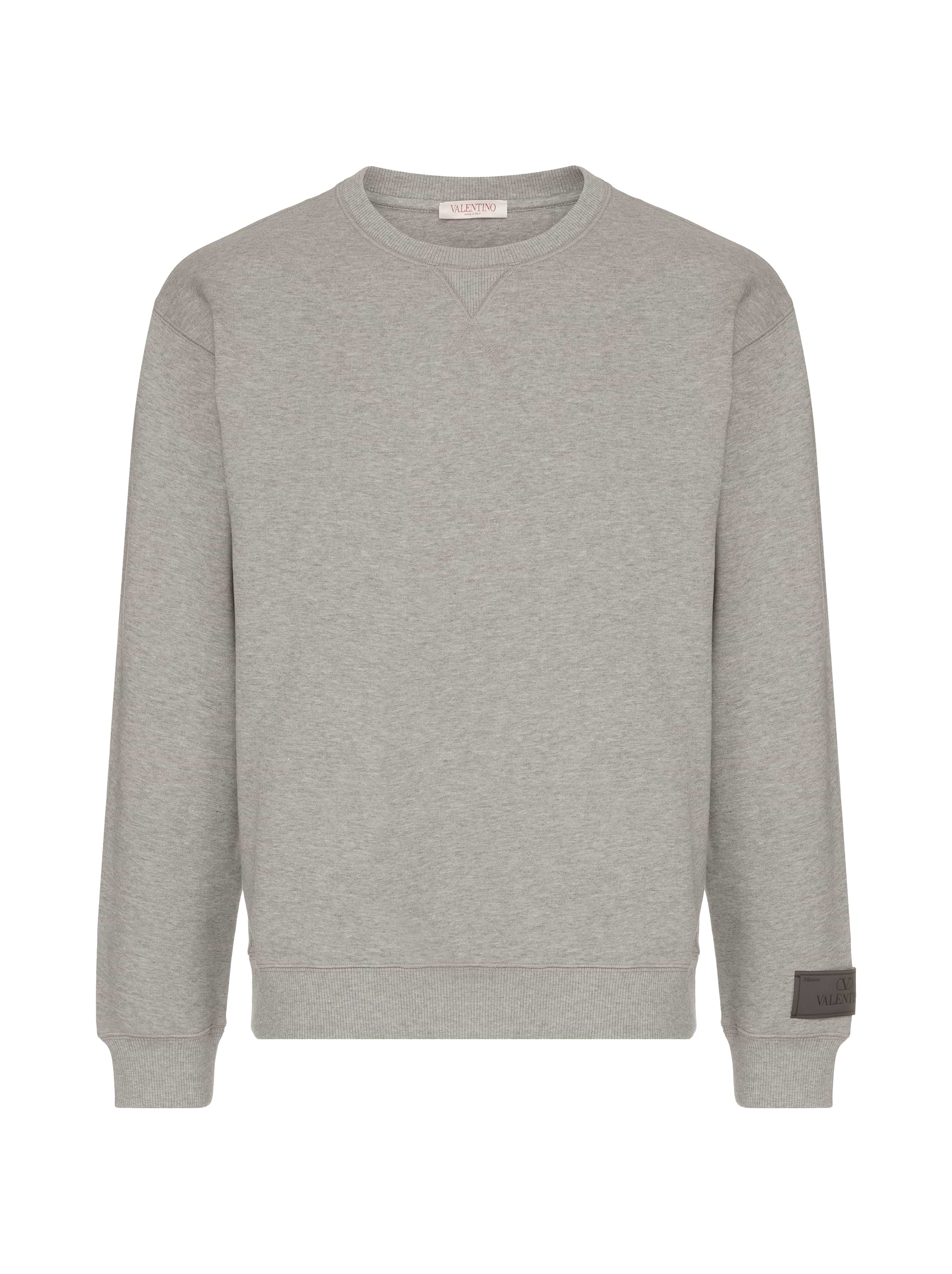 スウェット・トレーナー VALENTINO COTTON SWEATSHIRT Cotton Sweatshirt With Chez Valentino Print And Embroidery