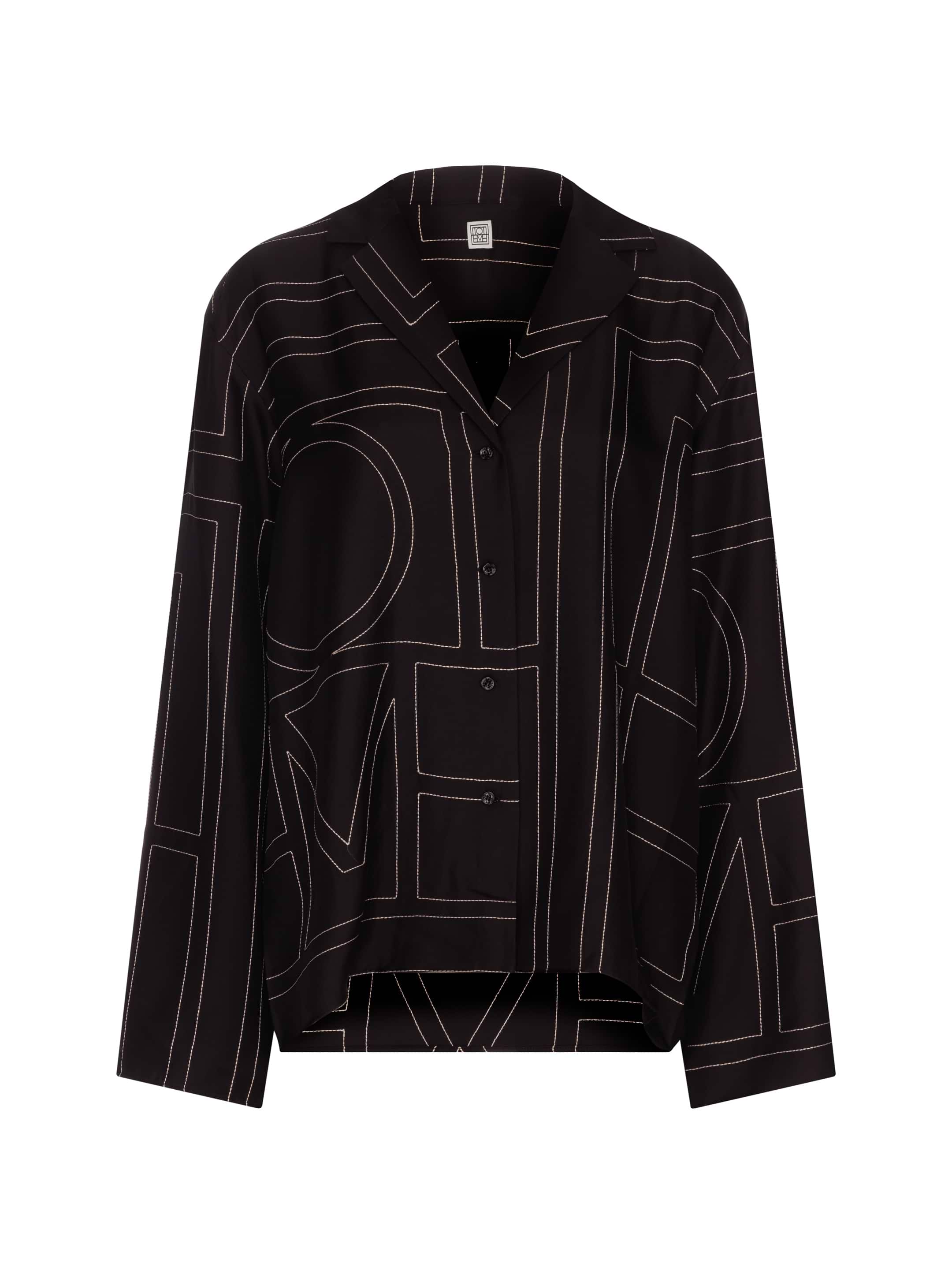 TOTEME women's Silk shirt with a monogram - buy for 443100