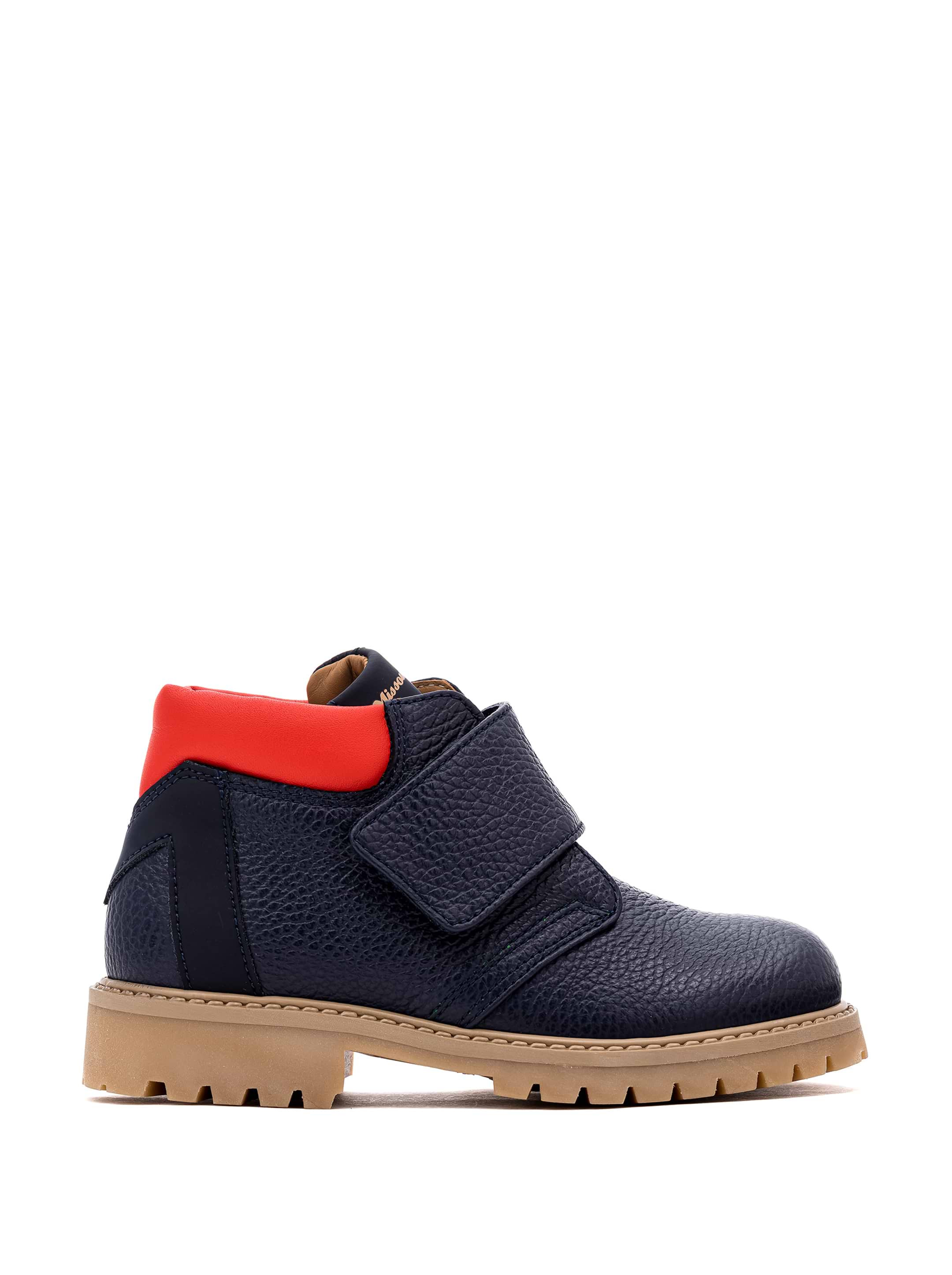 Missouri kids' Leather boots with logo - buy for 76900 KZT
