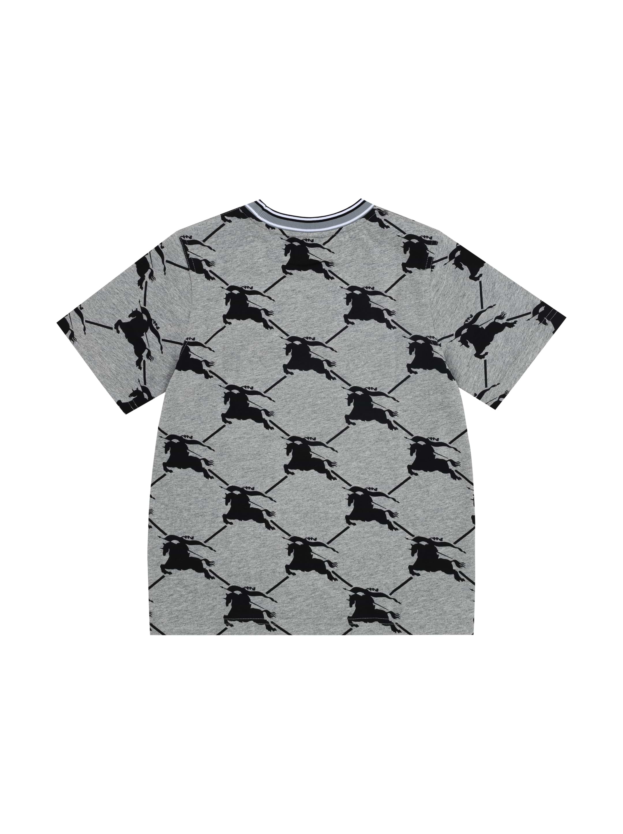 Monogram cotton t-shirt Burberry for kids - buy in the