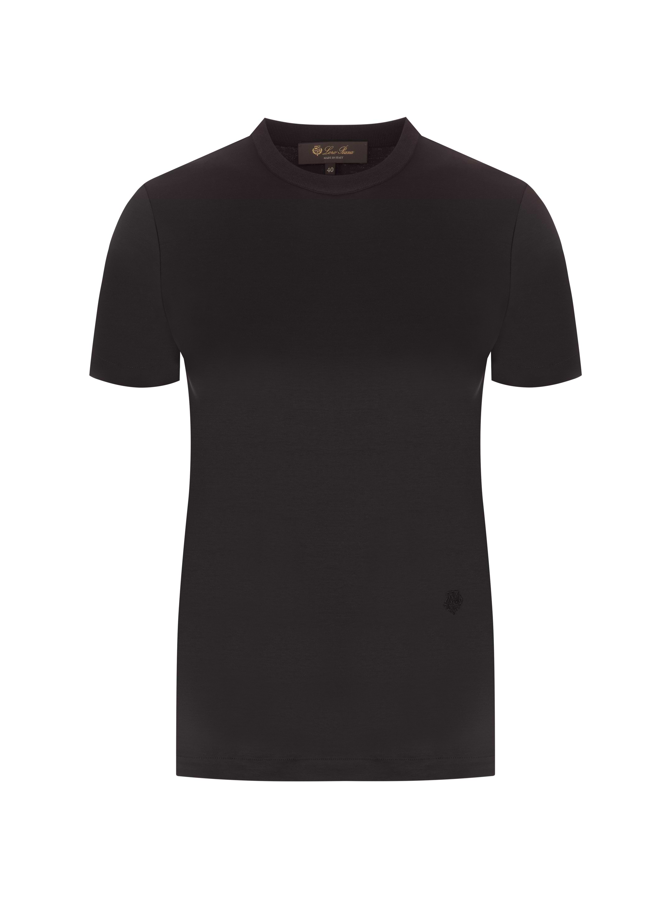 Loro Piana women's Logo cotton t-shirt - buy for 221000 KZT