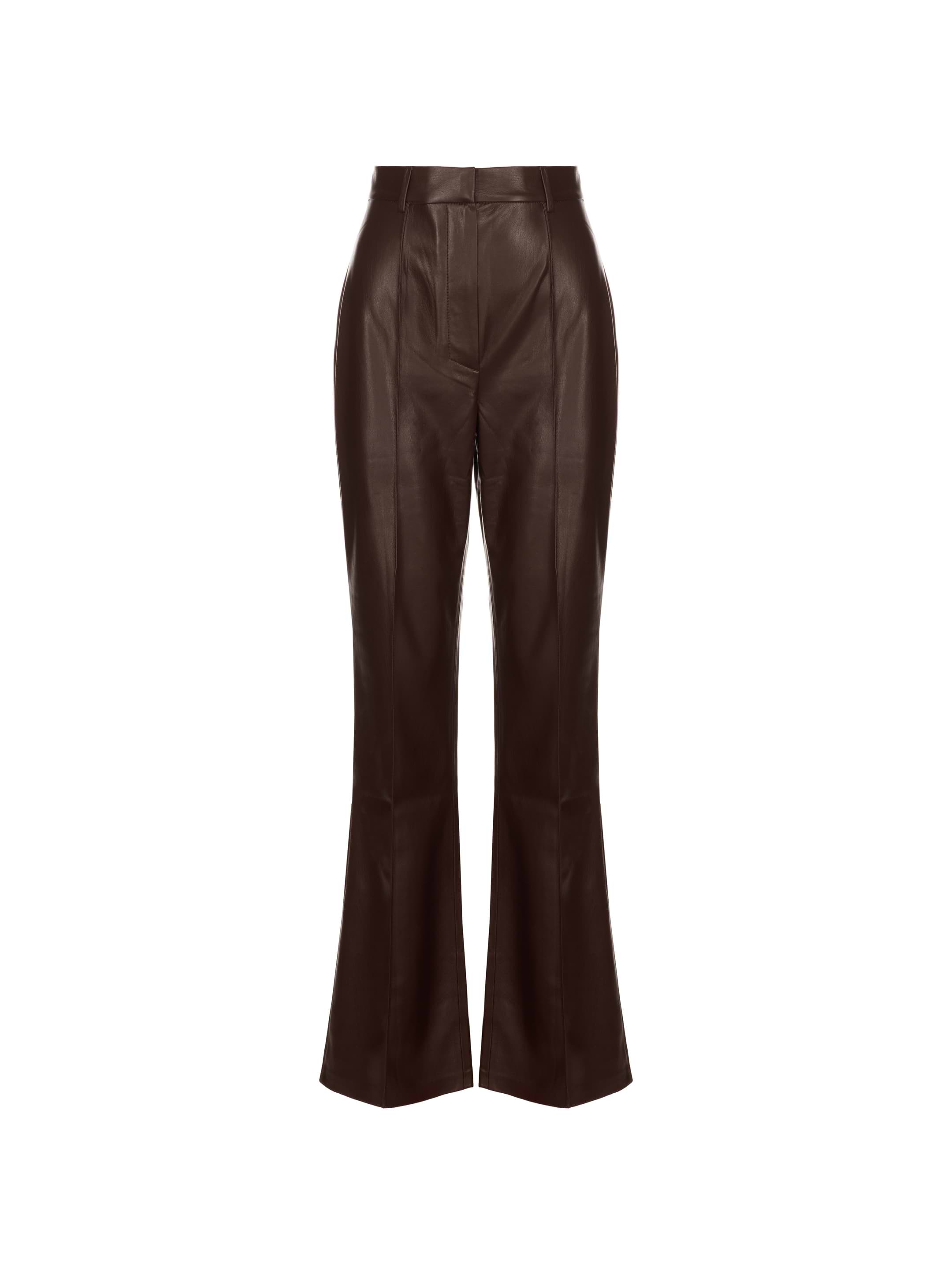 パンツ Nanushka Leena Pant Leena - Okobor™ Alt-Leather Pants - Ashy Taupe – Nanushka