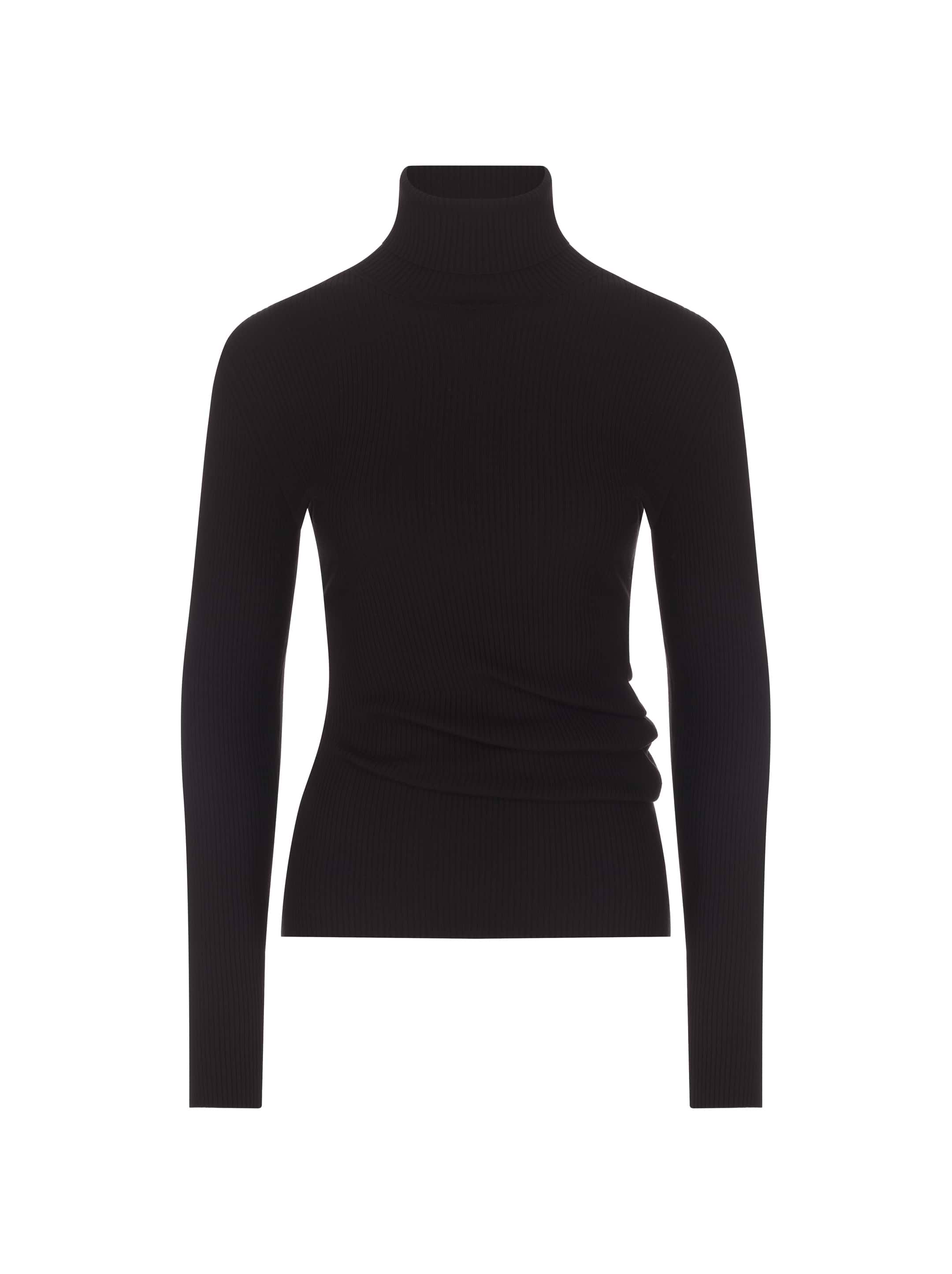 Loro Piana women's Diavolezza asymmetric turtleneck sweater