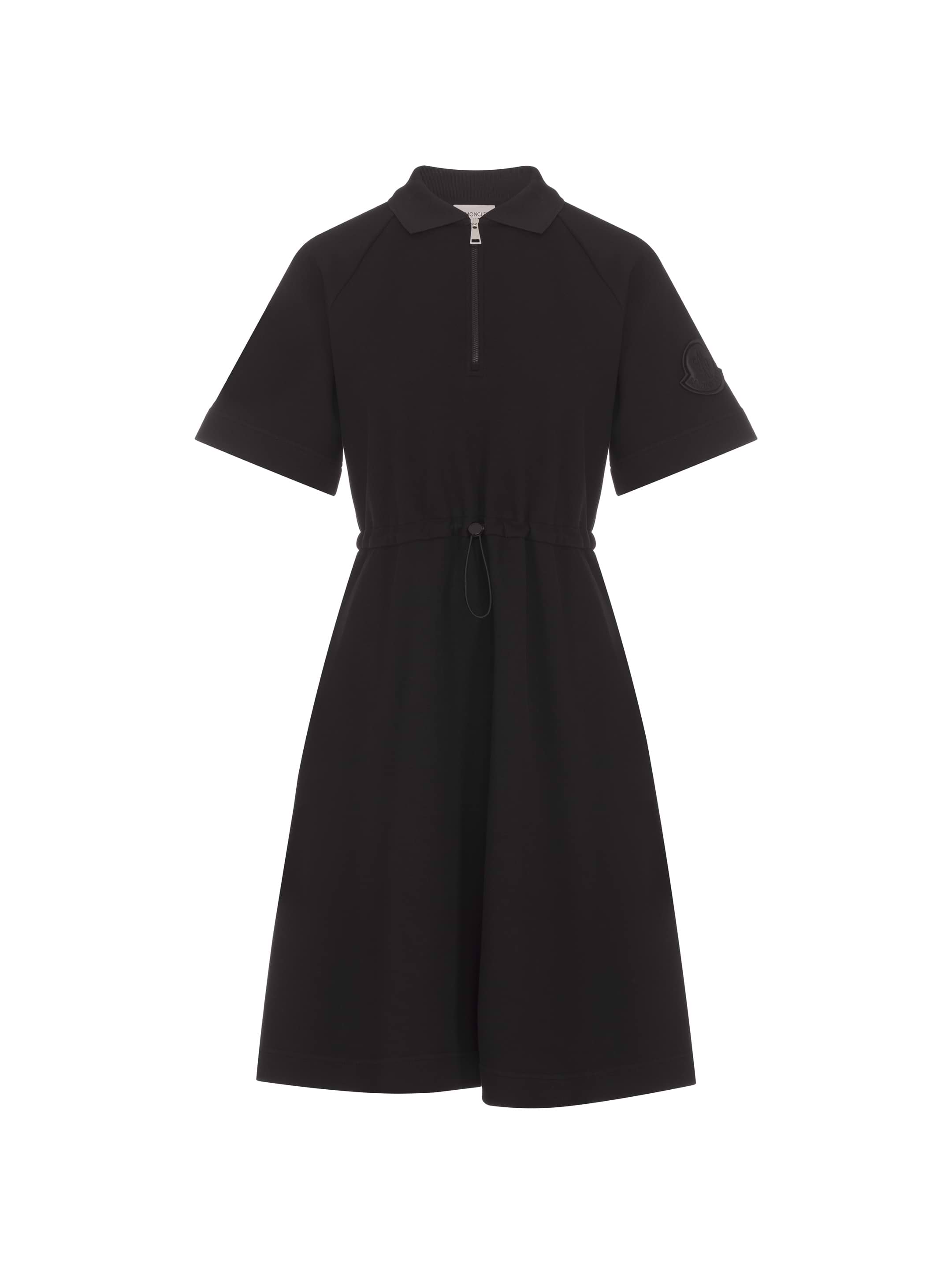 ワンピース MONCLER BLACK POLO DRESS WITH LOGO Black Polo Midi Dress - Dresses for Women | Moncler US