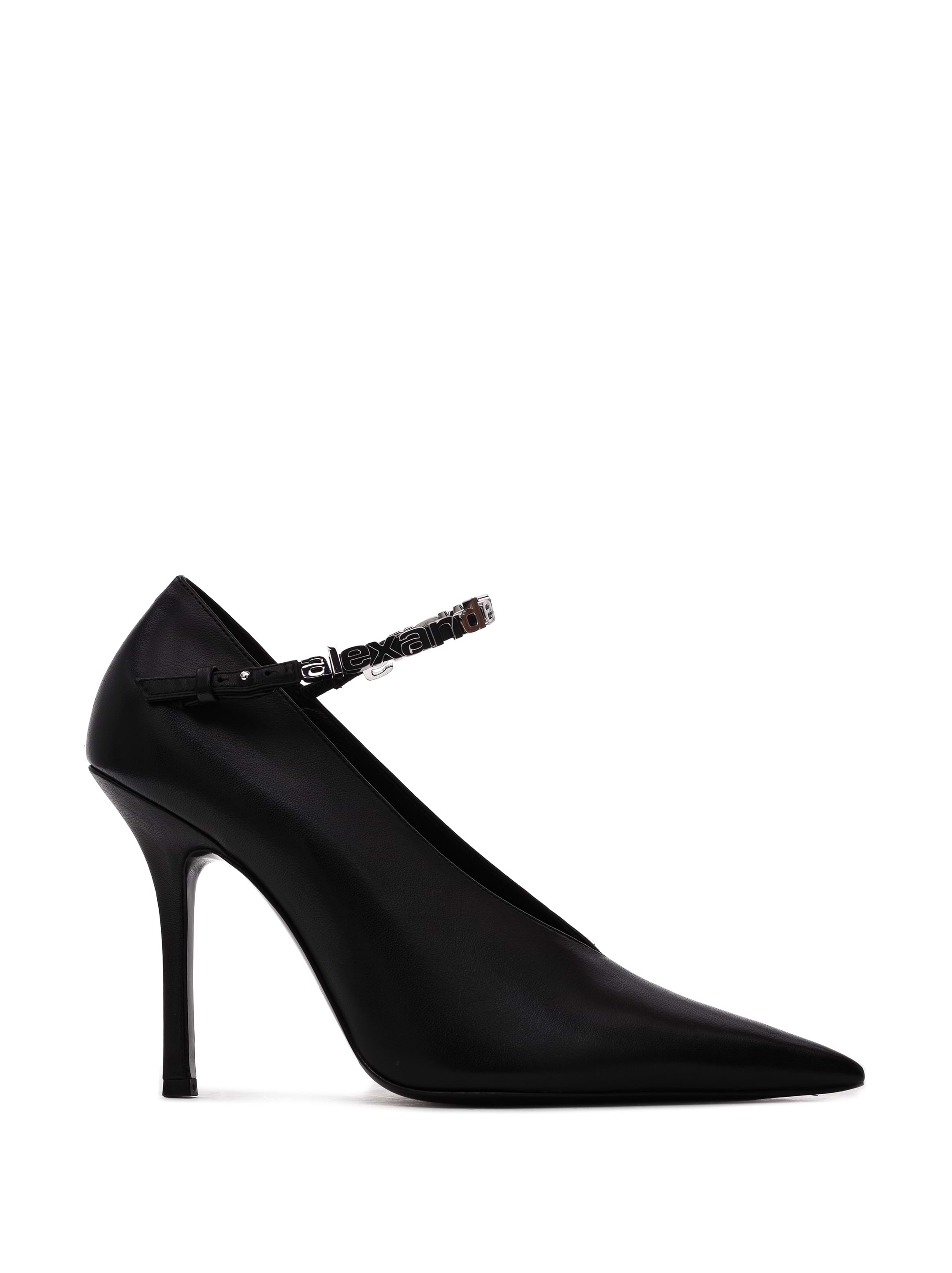 Alexander Wang women's Logo leather pump shoes - buy for