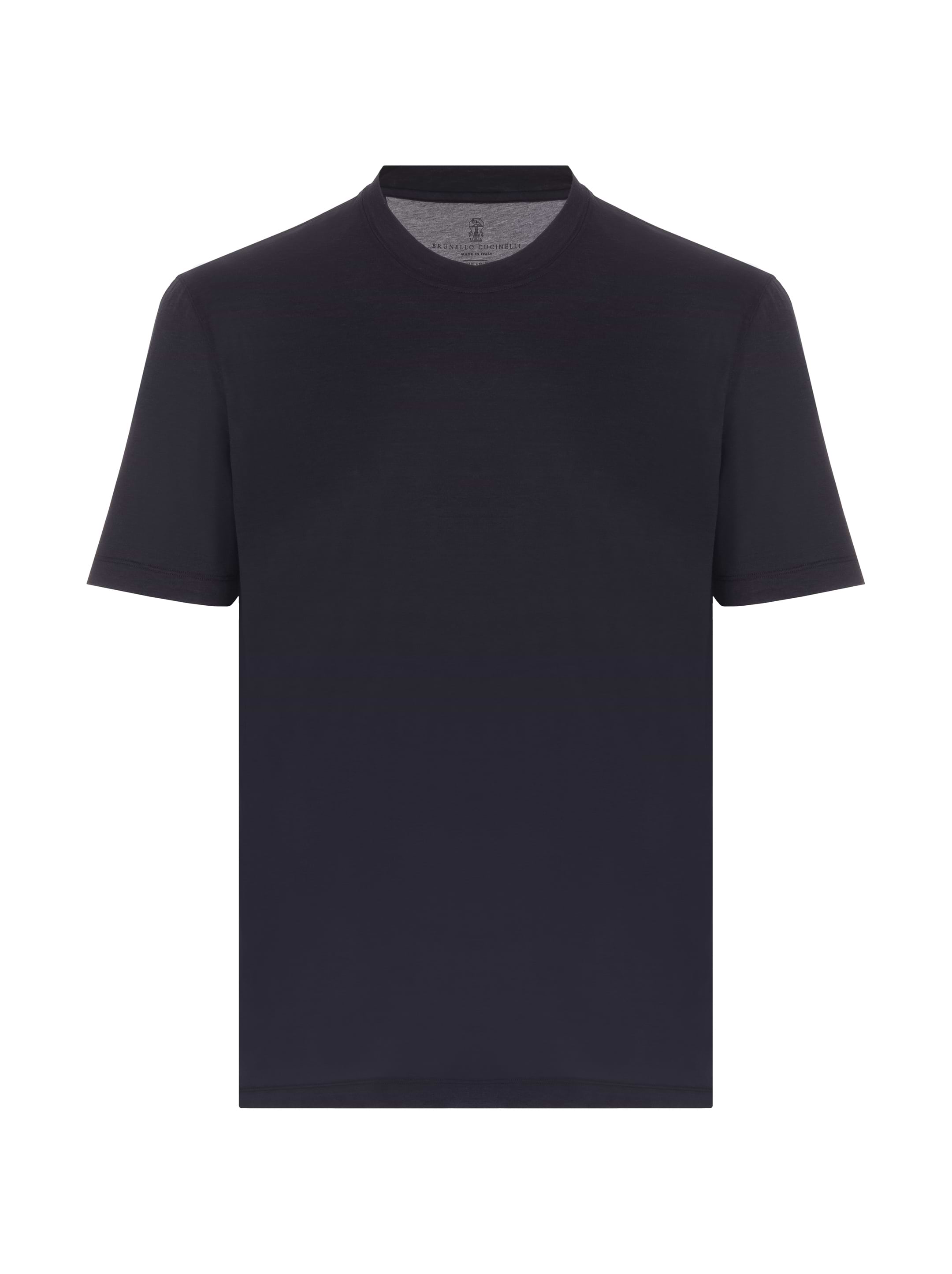 Tシャツ・カットソー BRUNELLO CUCINELLI SS25 Silk shirt (MW8666666 C3437) Silk and cotton T-shirt Brunello Cucinelli for men - buy in