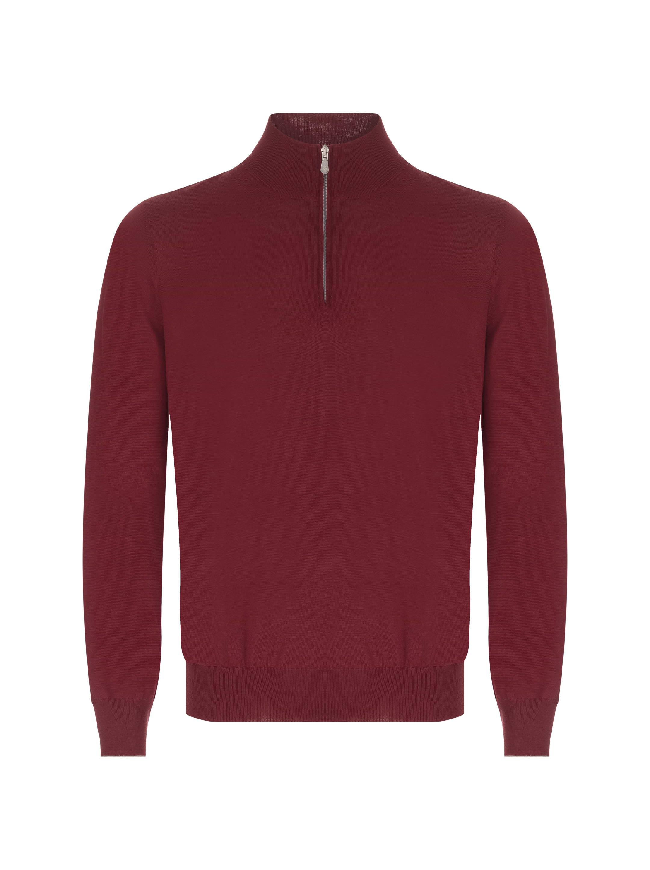 Woollen zipped sweater Brunello Cucinelli for men - buy in