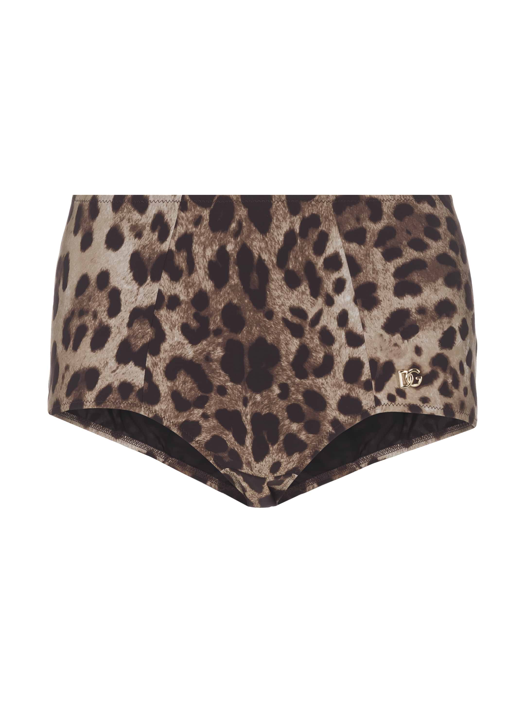 【DOLCE & GABBANA】leopard-print ビキニ briefs Dolce & Gabbana Leopard-print Swim Briefs In Multicolor