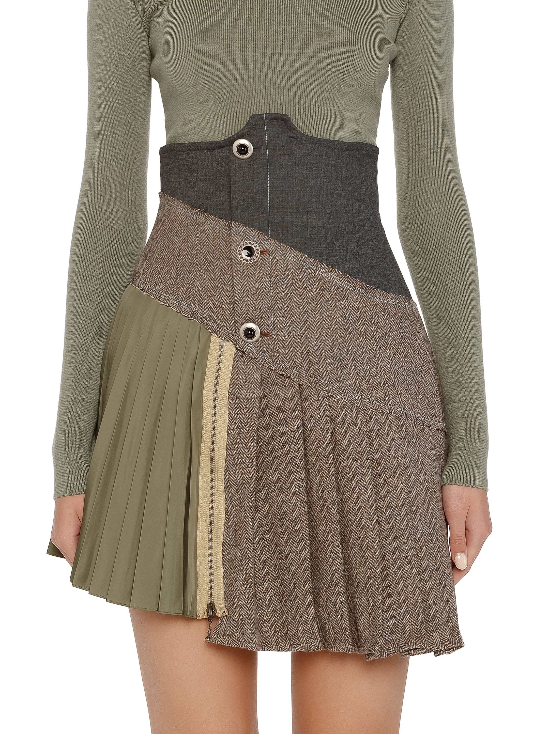 andersson bell ウールツイルキルトスカート Combined pleated skirt Andersson Bell for women - buy in the