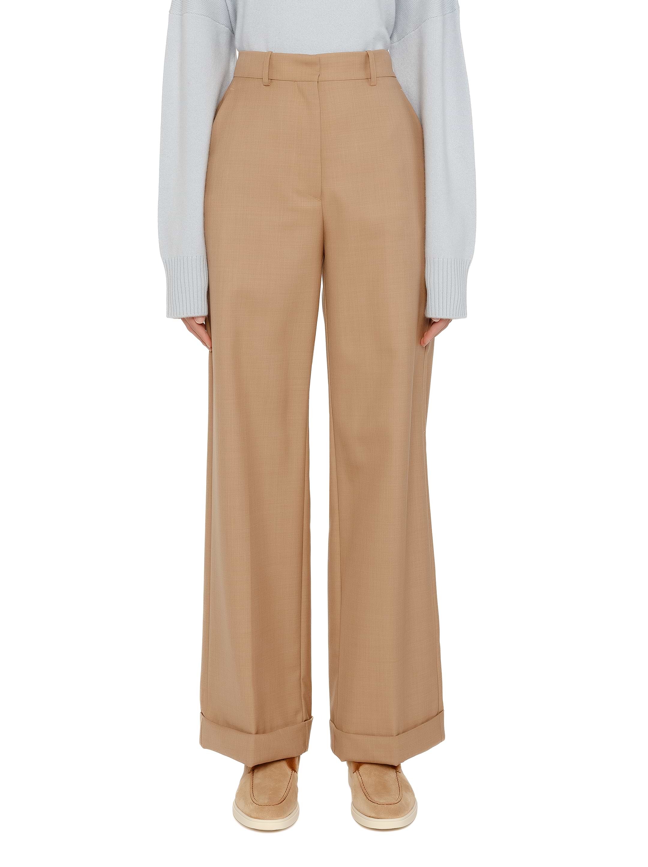 パンツ ERIKA CAVALLINI FW25 BUDDY PANTS (Y5WI35 X920) Wide-leg pants pants with cuffs Erika Cavallini for women