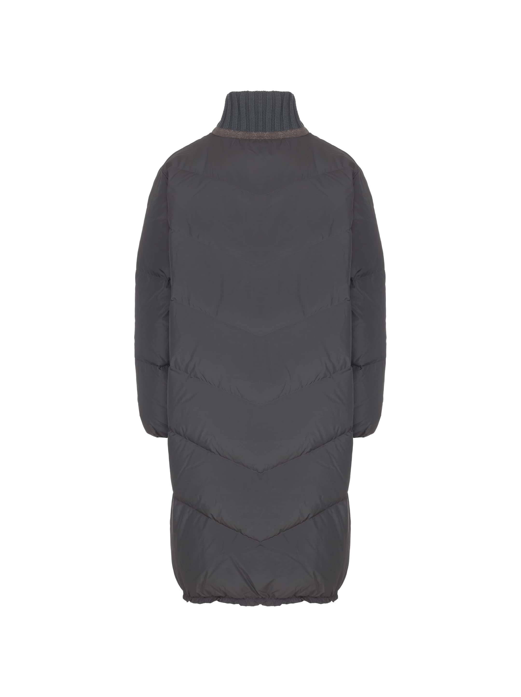 Quilted down jacket with monil chain Fabiana Filippi for