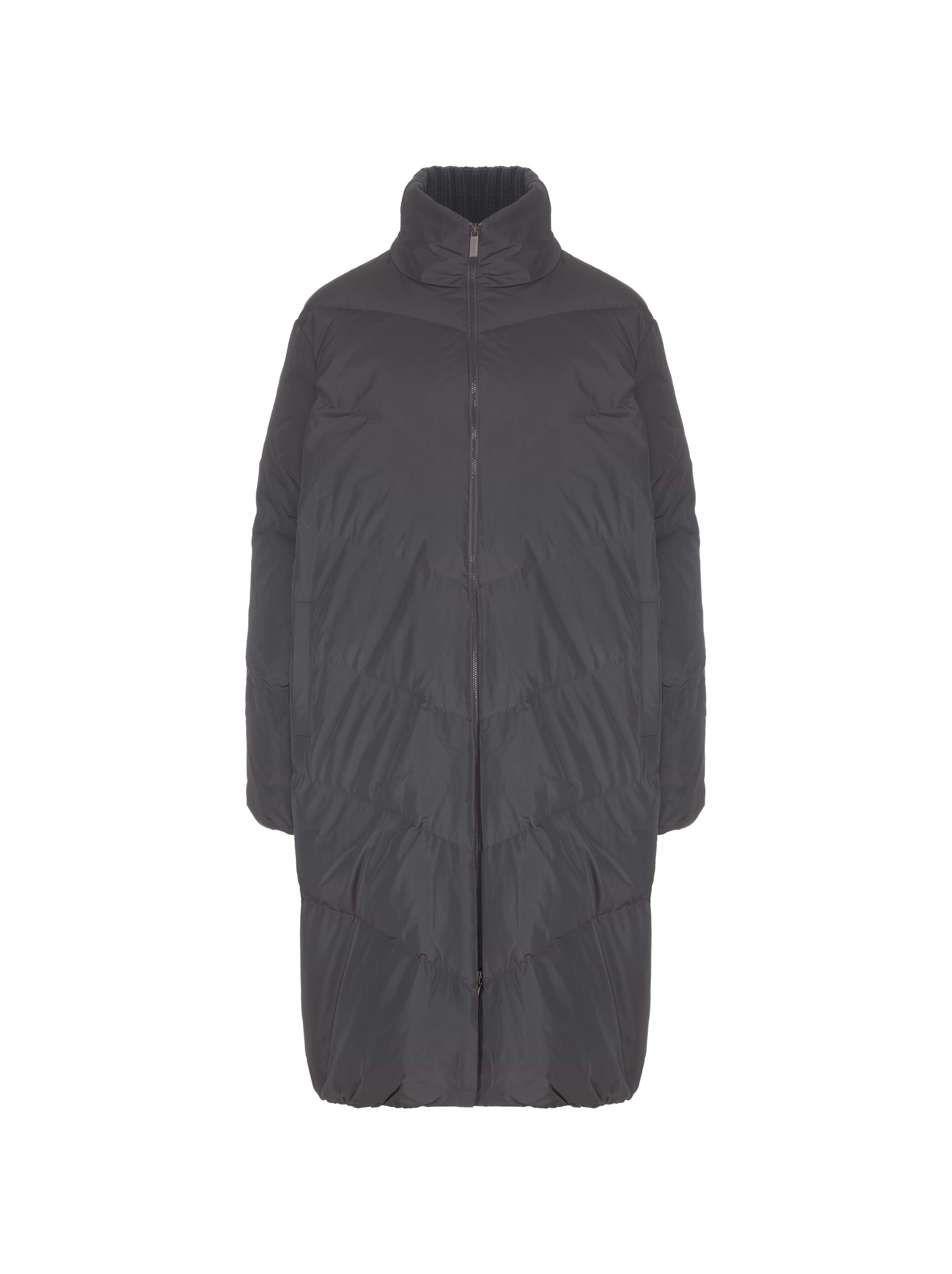 Quilted down jacket with monil chain Fabiana Filippi for