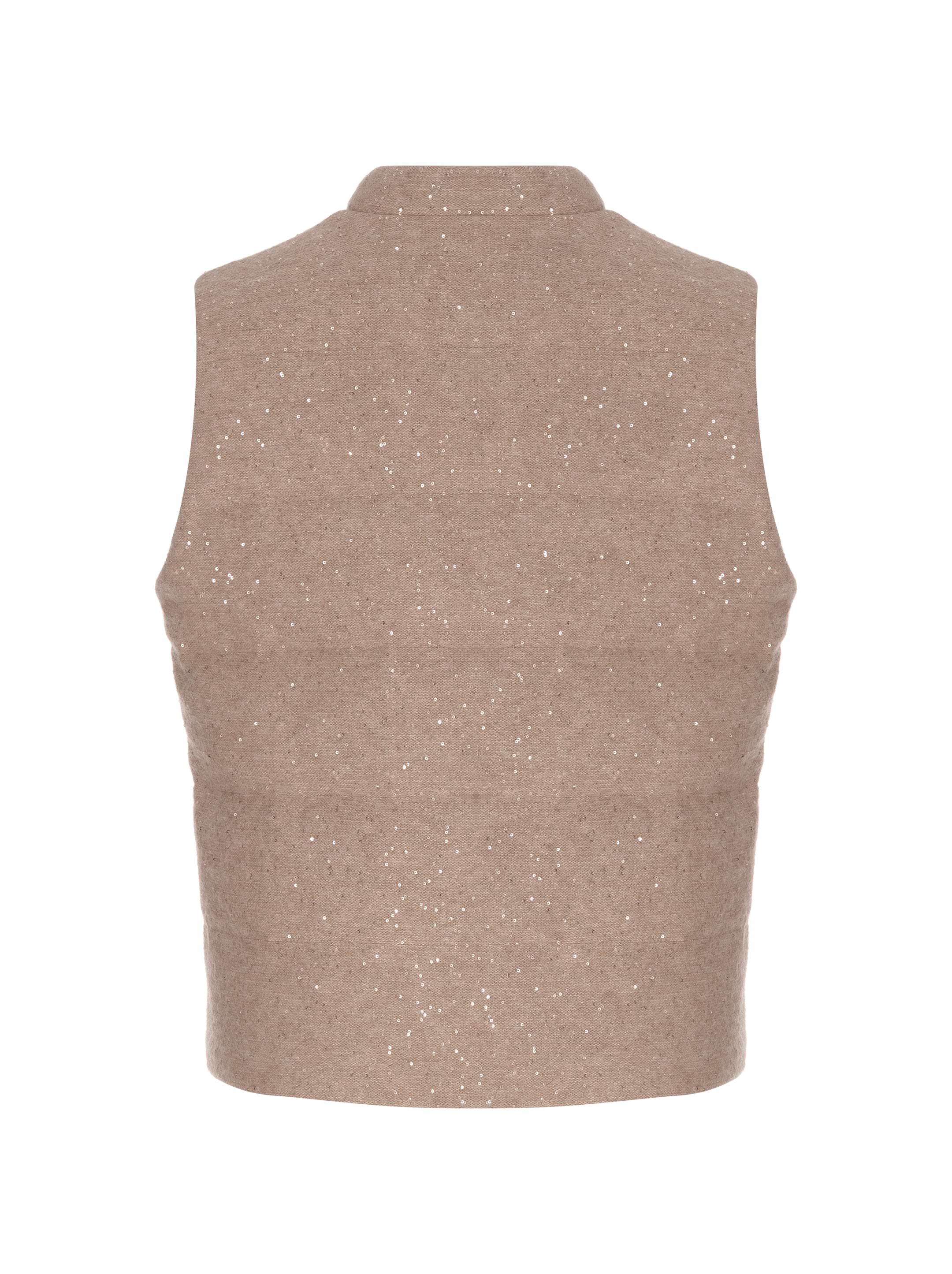 ベスト・ジレ FABIANA FILIPPI FW25 Tricot wool vest (CTD215F262L570 VR3) Fabiana filippi Tricot wool vest available on julian-fashion