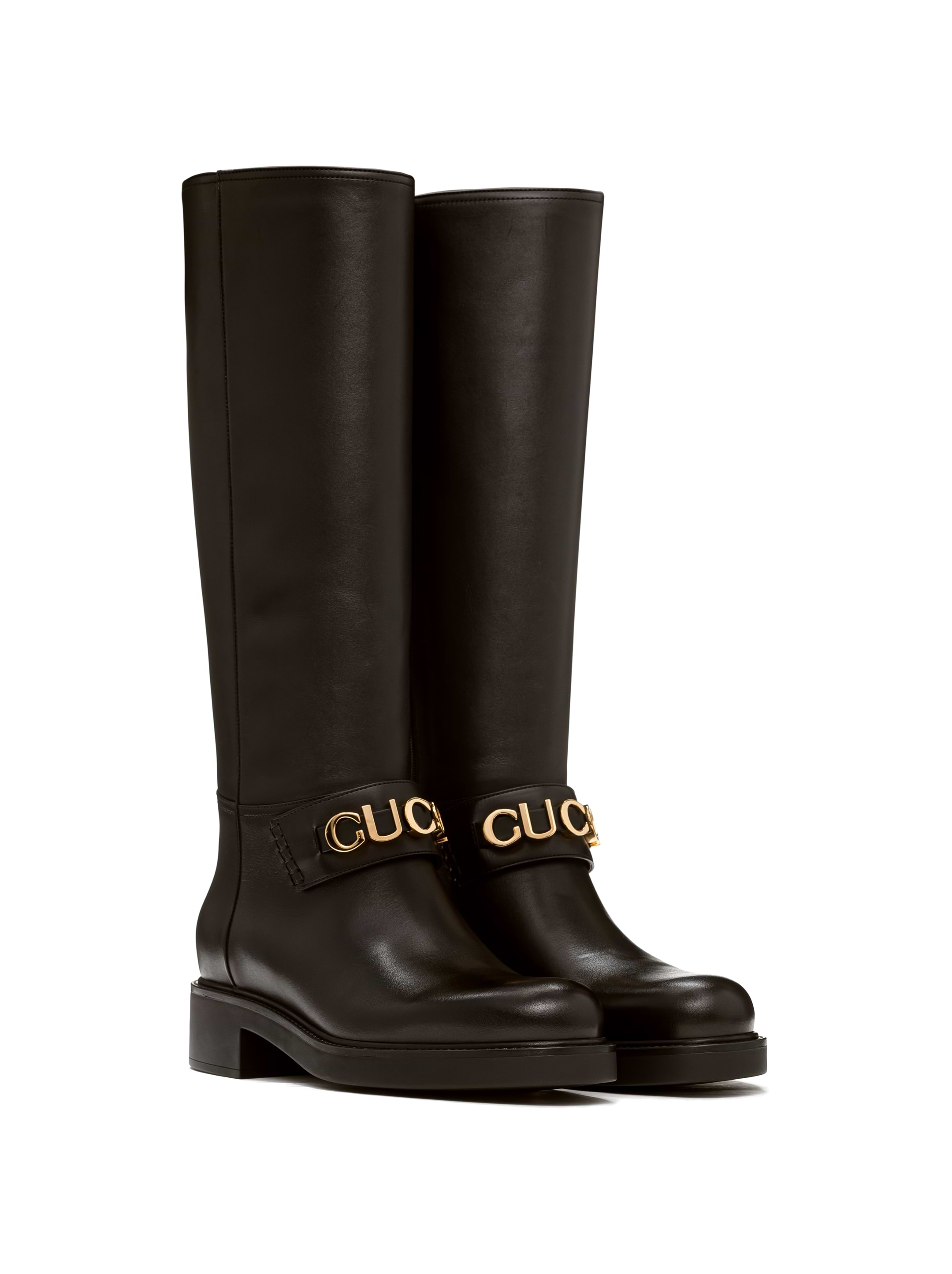 ゆか　1005 Gucci women's Gucci Leather high boots - buy for 857600 KZT