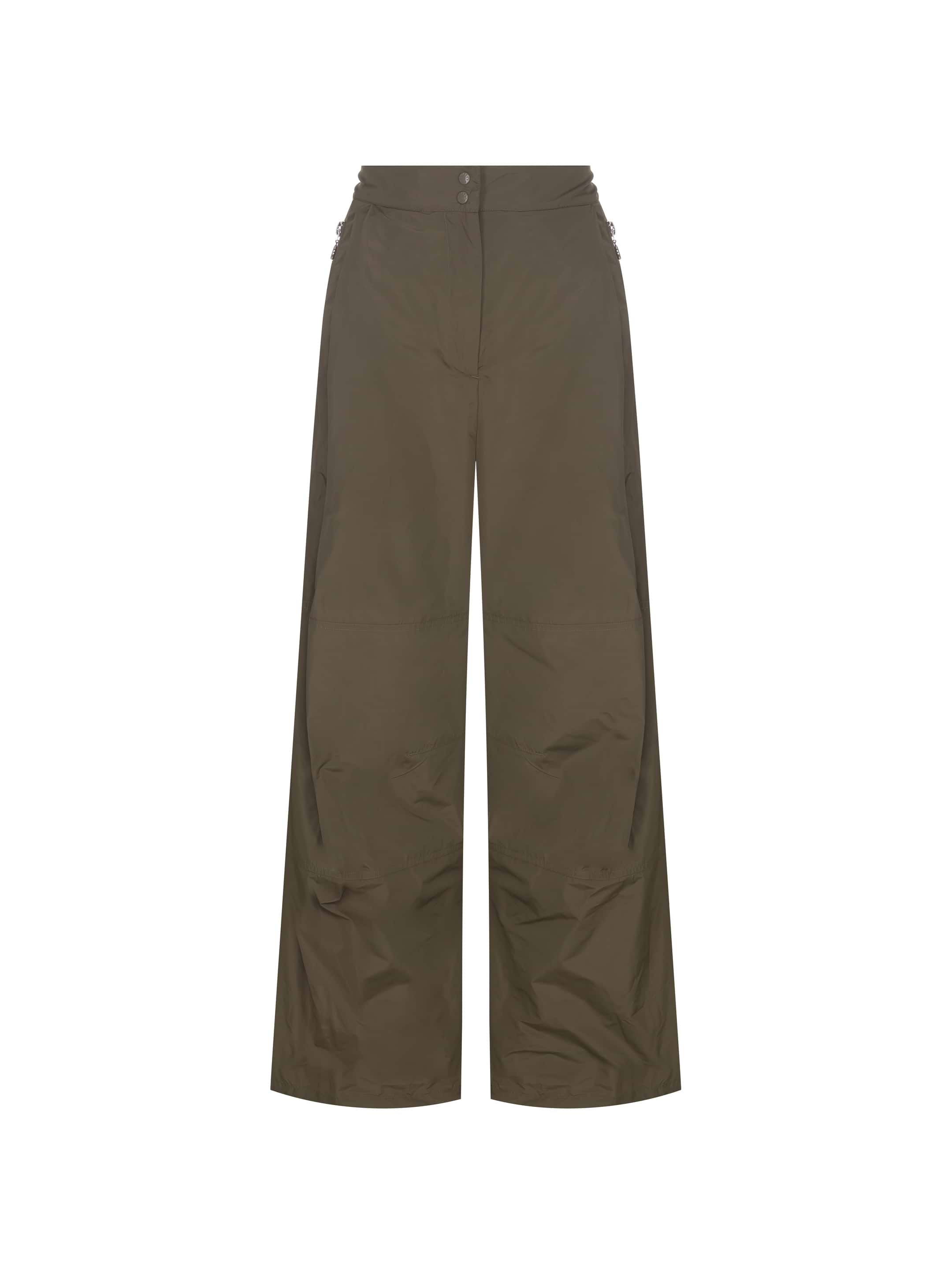 Logo wide-leg pants Moncler for women - buy in the official