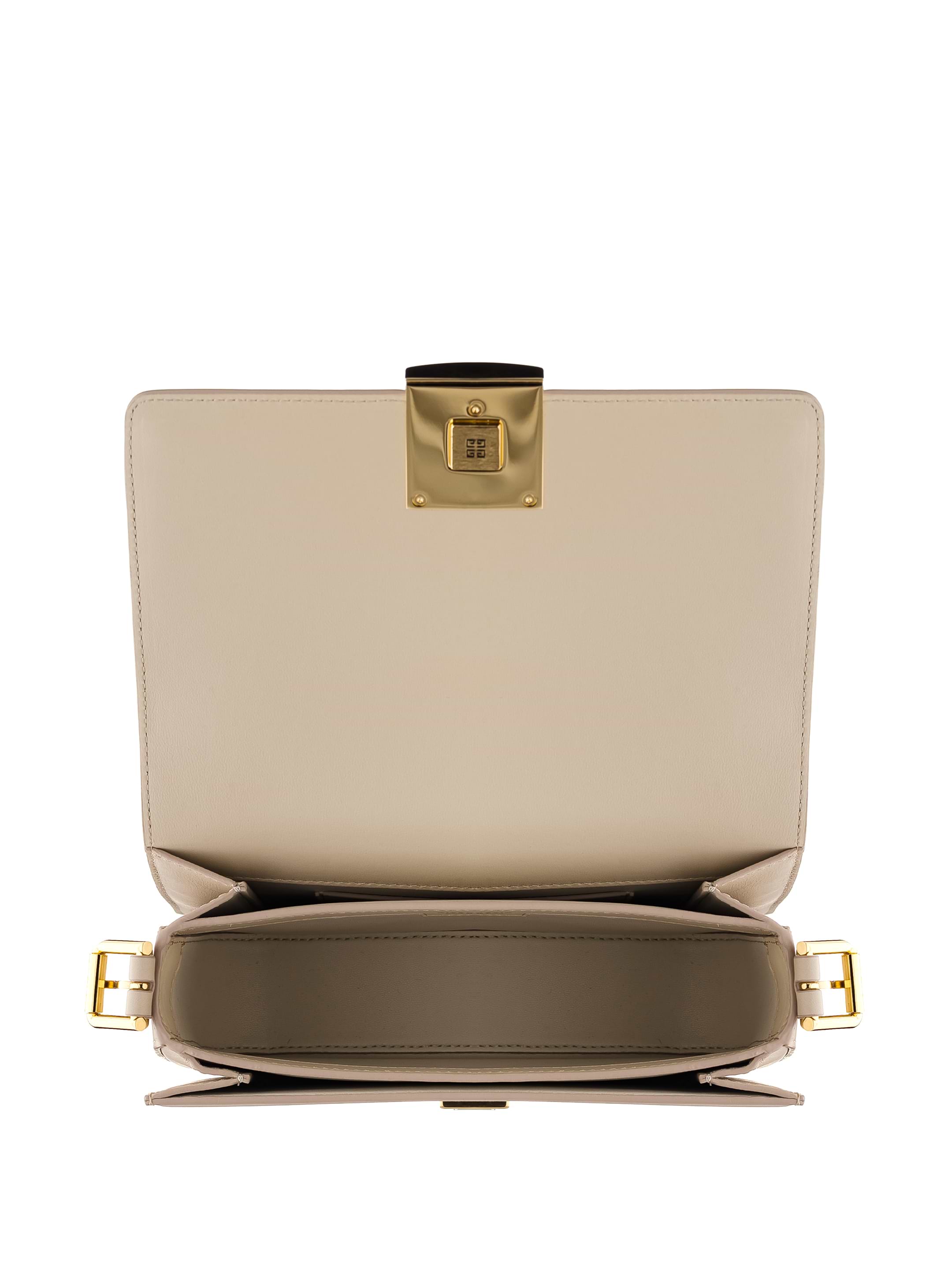 Vintage GIVENCHY Beige Leather Mini Crossbody Bag, Authentic