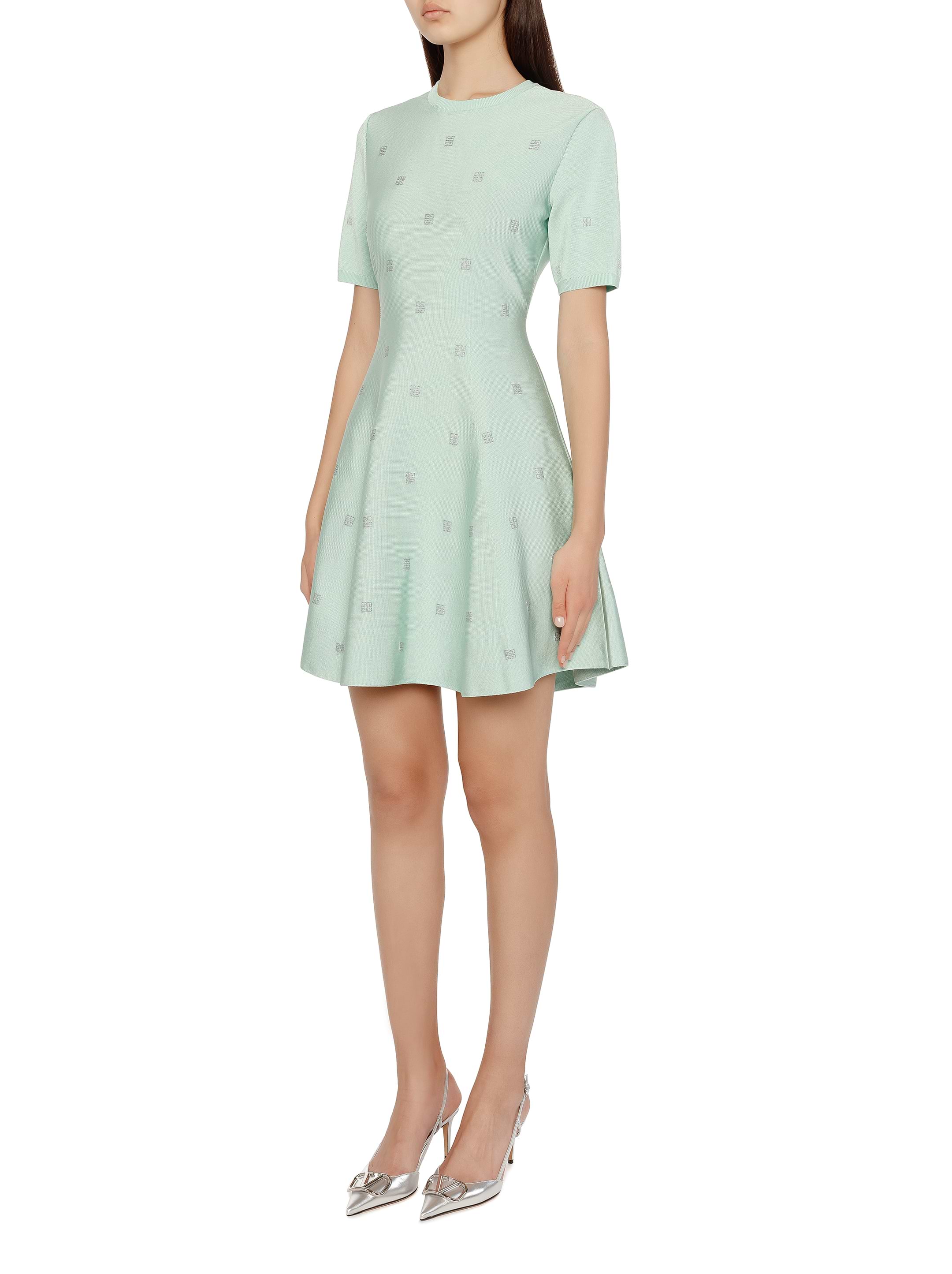 GIVENCHY★Givenchy Mini Dress With Tulle Pattern BW22AZ20H1 PYTHON PRINT TULLE DRESS WITH 4G DETAIL – Suit Negozi Row