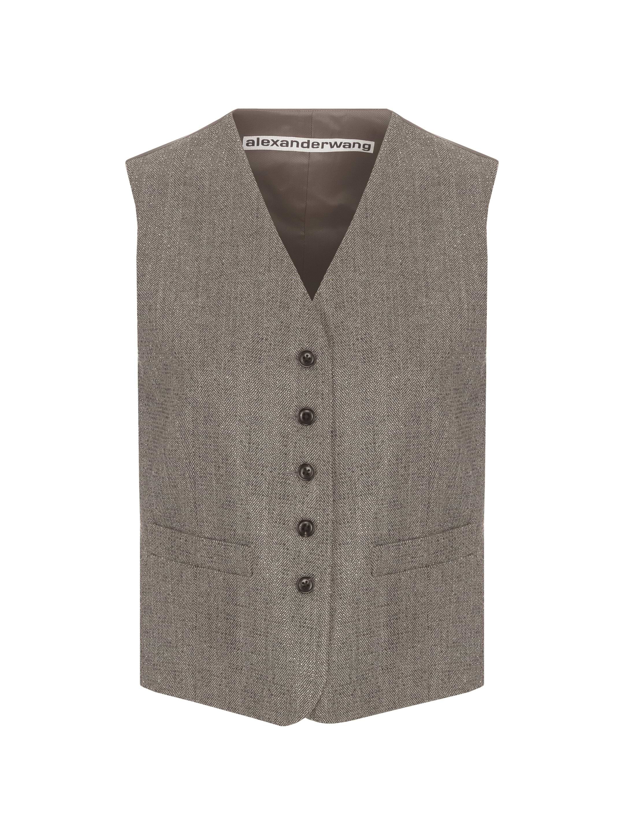 Wool vest with rhinestones Alexander Wang for women - buy in