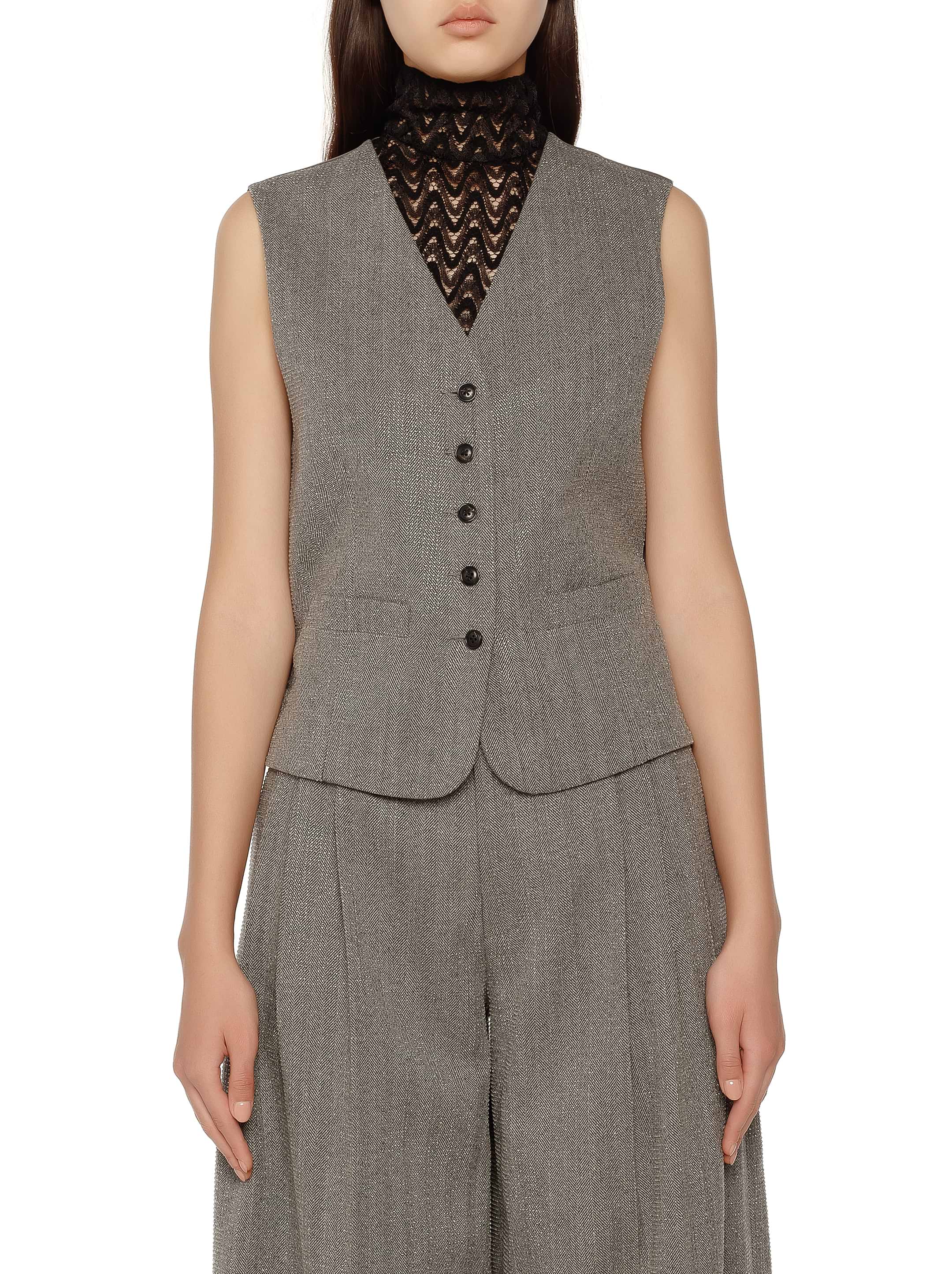 Wool vest with rhinestones Alexander Wang for women - buy in