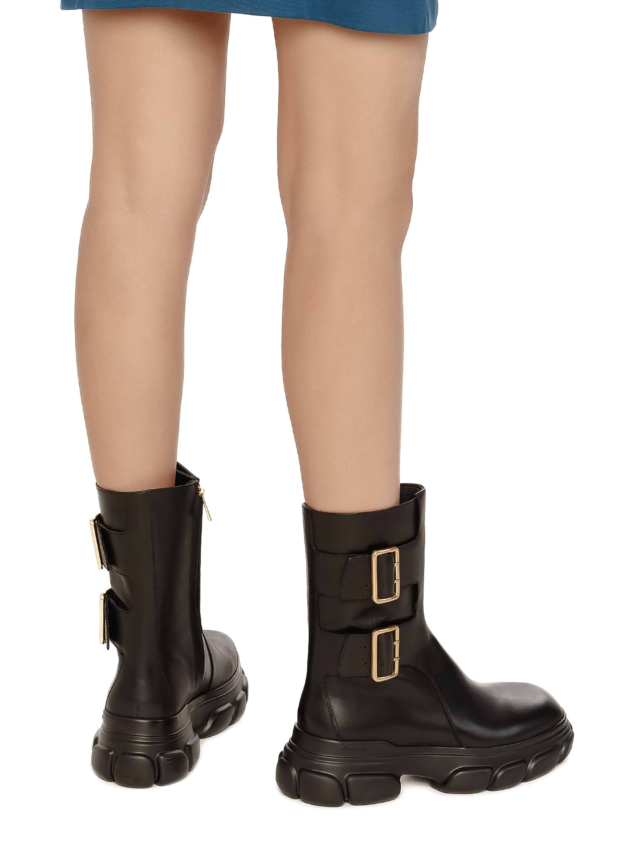 Simkhai women's Leather boots with logo - buy for 183300 KZT