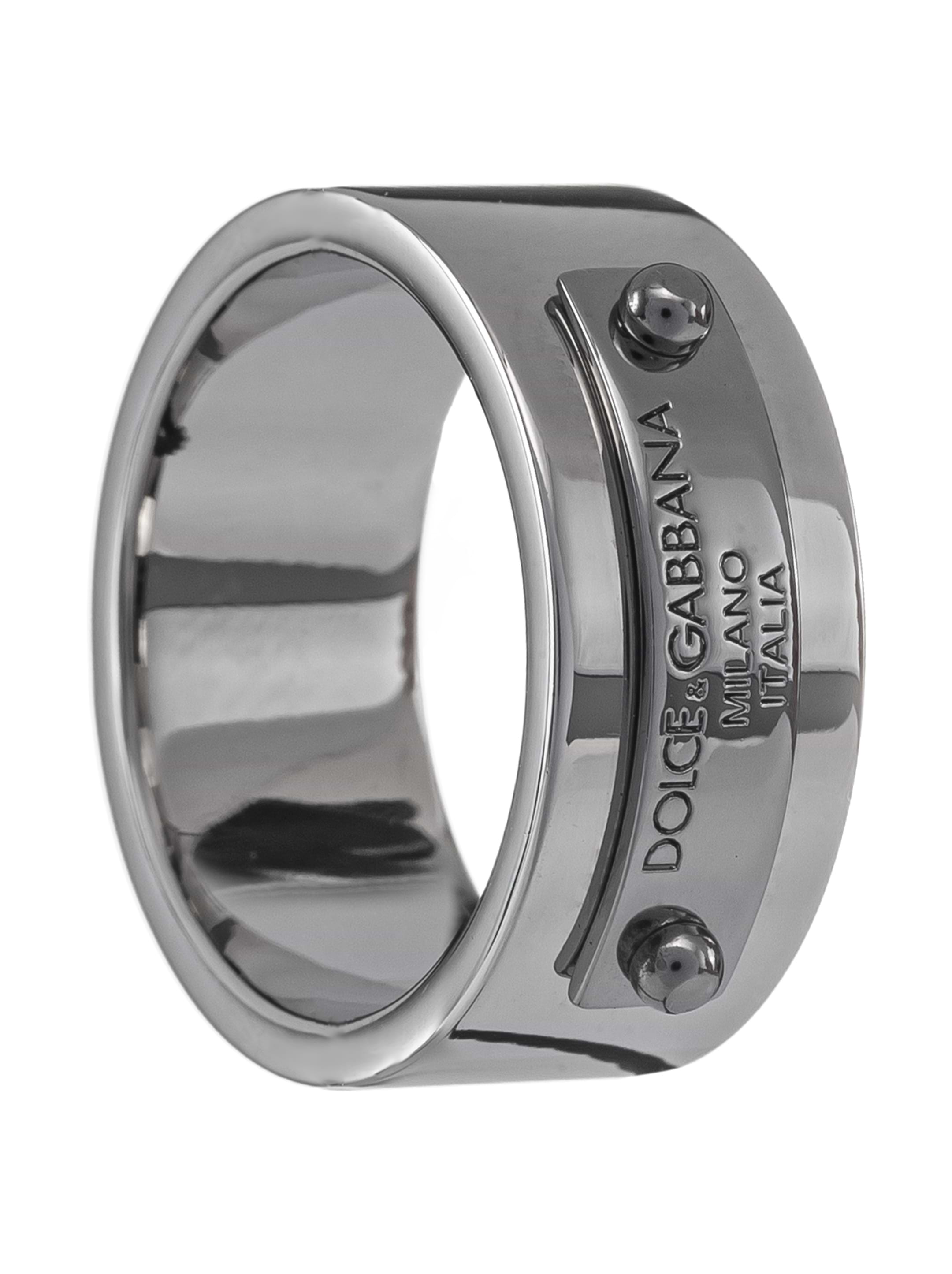 Logo ring Dolce&Gabbana for men - buy in the official Viled
