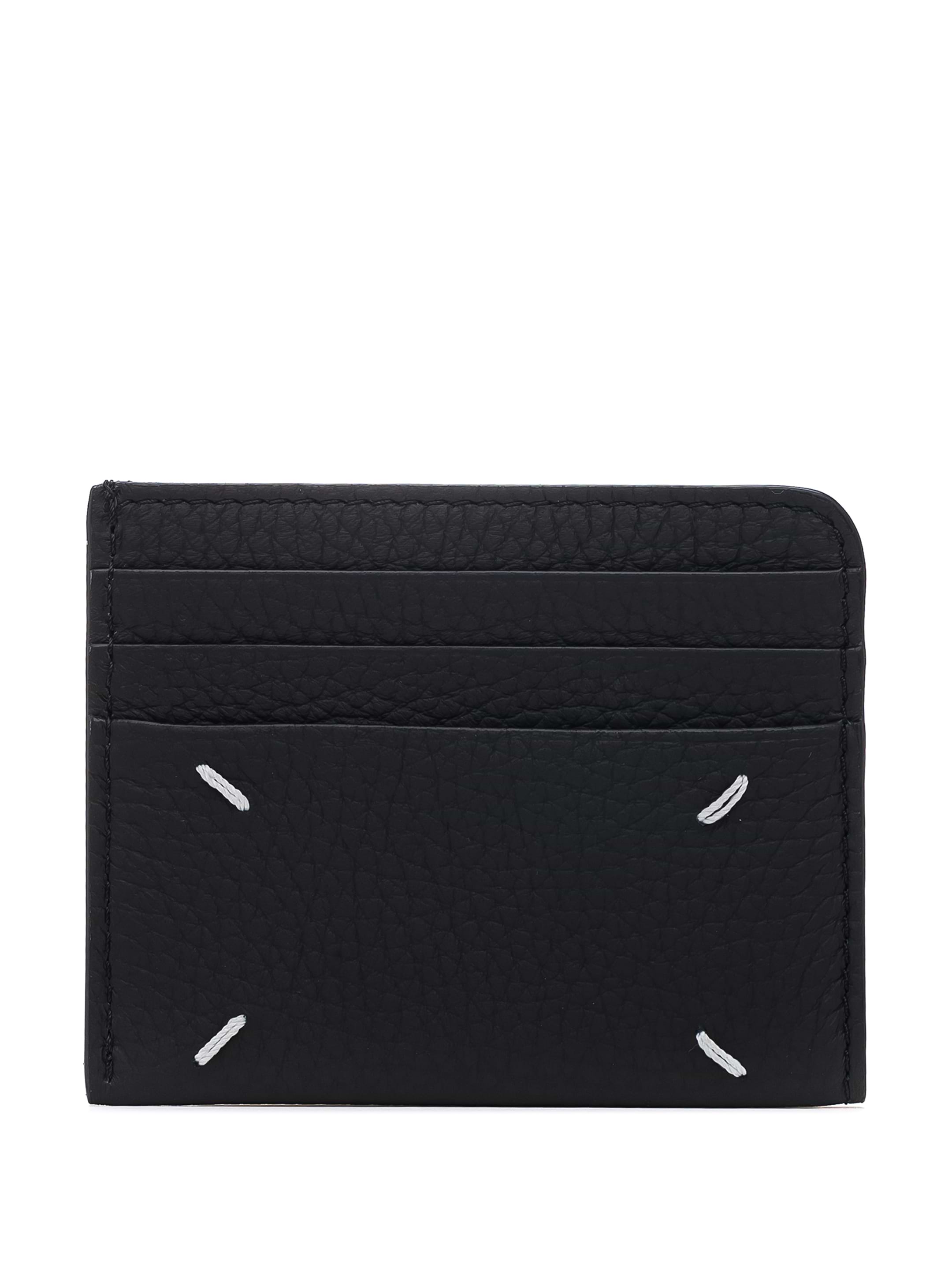 ★送料・関税込★ Maison Margiela Bovine Leather Card Holder 메종 마르지엘라 보빈 레더 지퍼 카드 홀더 블랙 | Maison