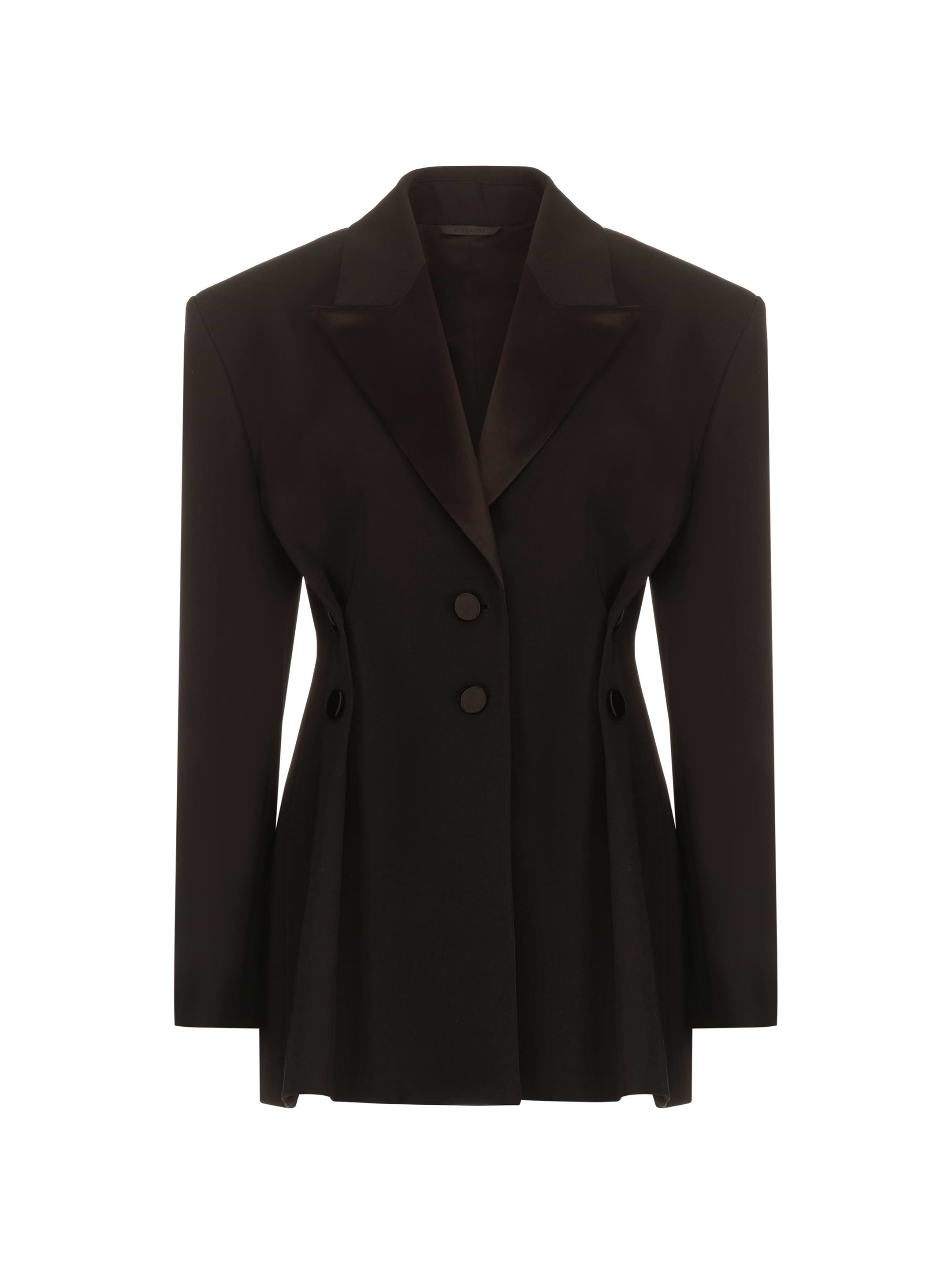 ジャケット GIVENCHY Black wool blend oversize blazer (BW30J3100H 001) Givenchy/ジバンシィ｜ブラック ウール ブレンド オーバーサイズ