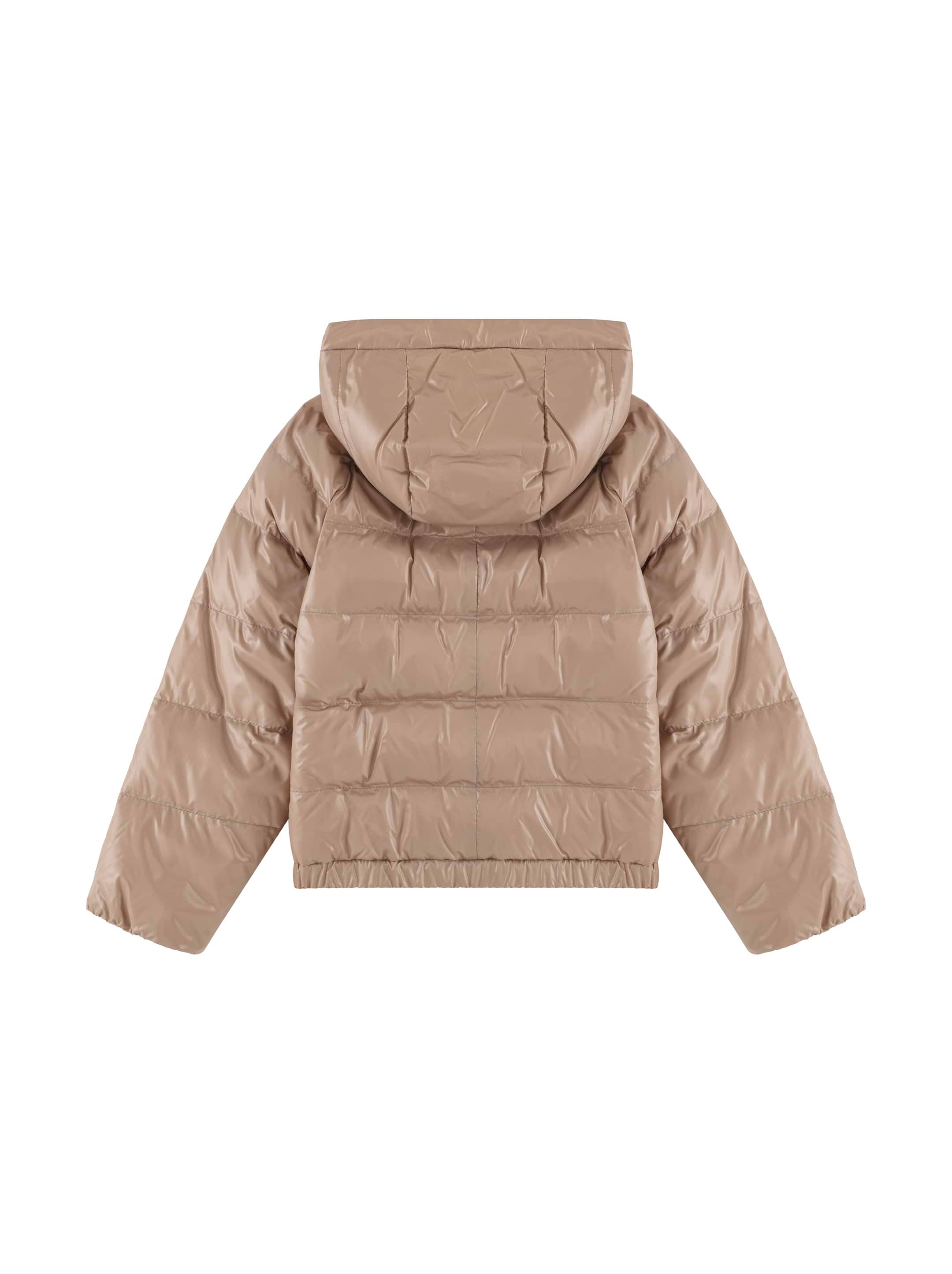 Brunello Cucinelli kids' Quilted jacket with monil chain