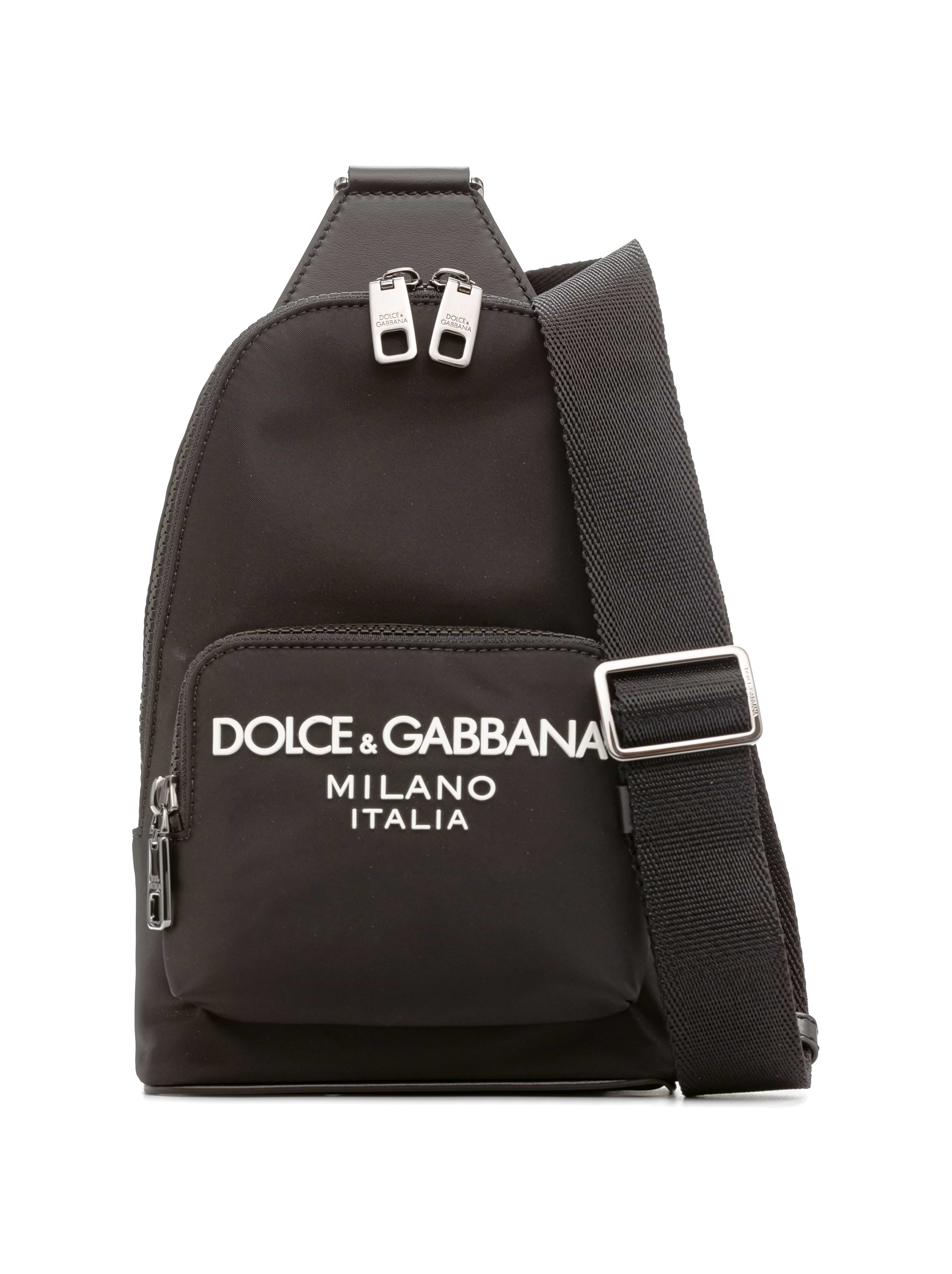 Dolce&Gabbana men's Cross body bag with logo - buy for
